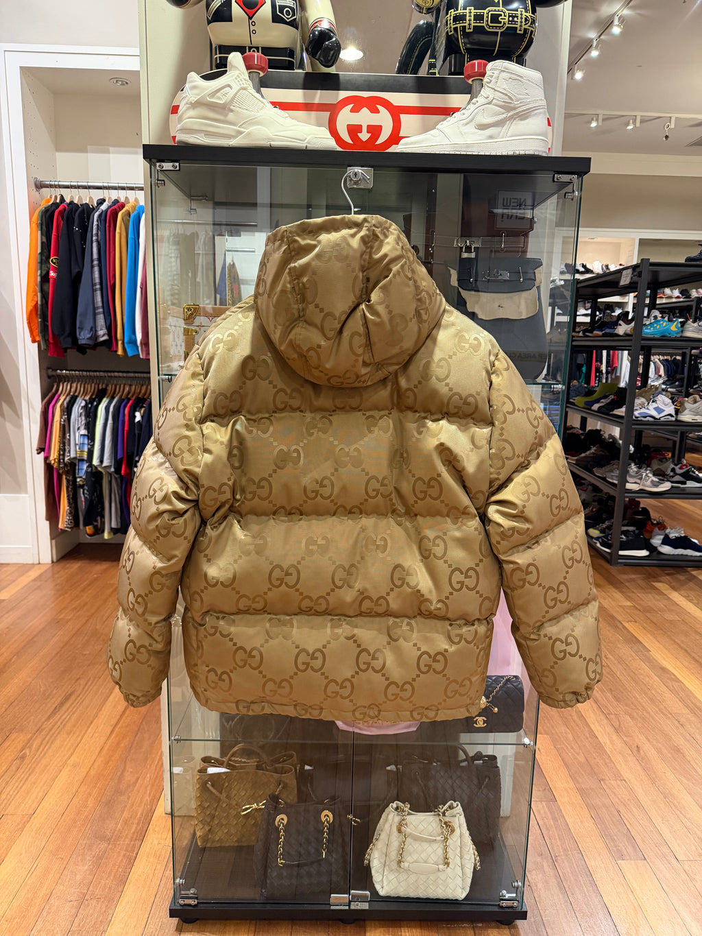 Gucci Jumbo GG Jaquard
Canvas Down Jacket