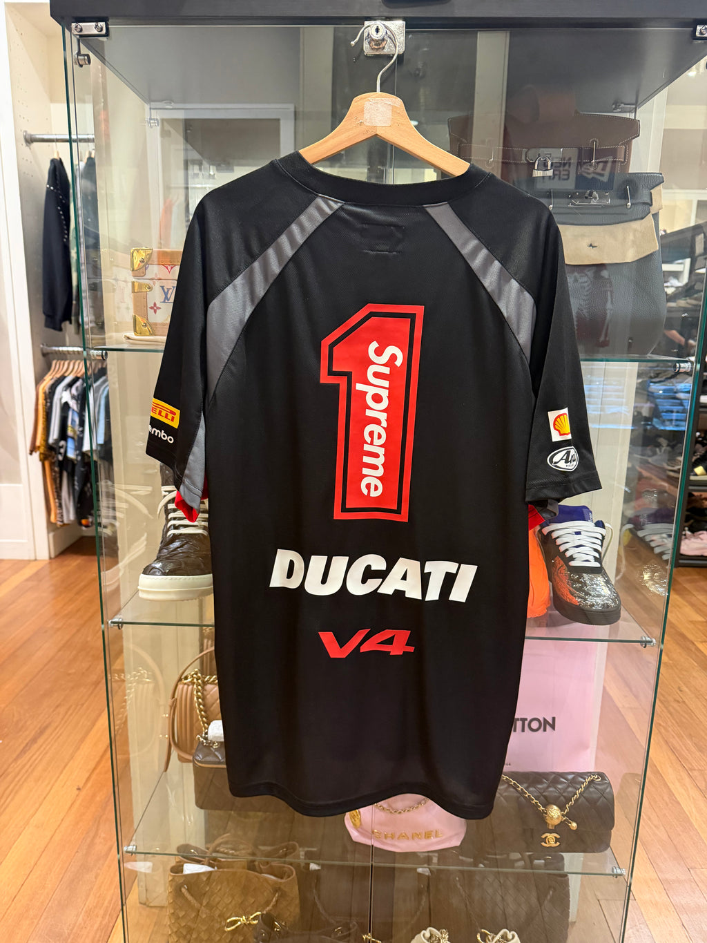 Supreme x Ducati SS24 Soccer Jersey