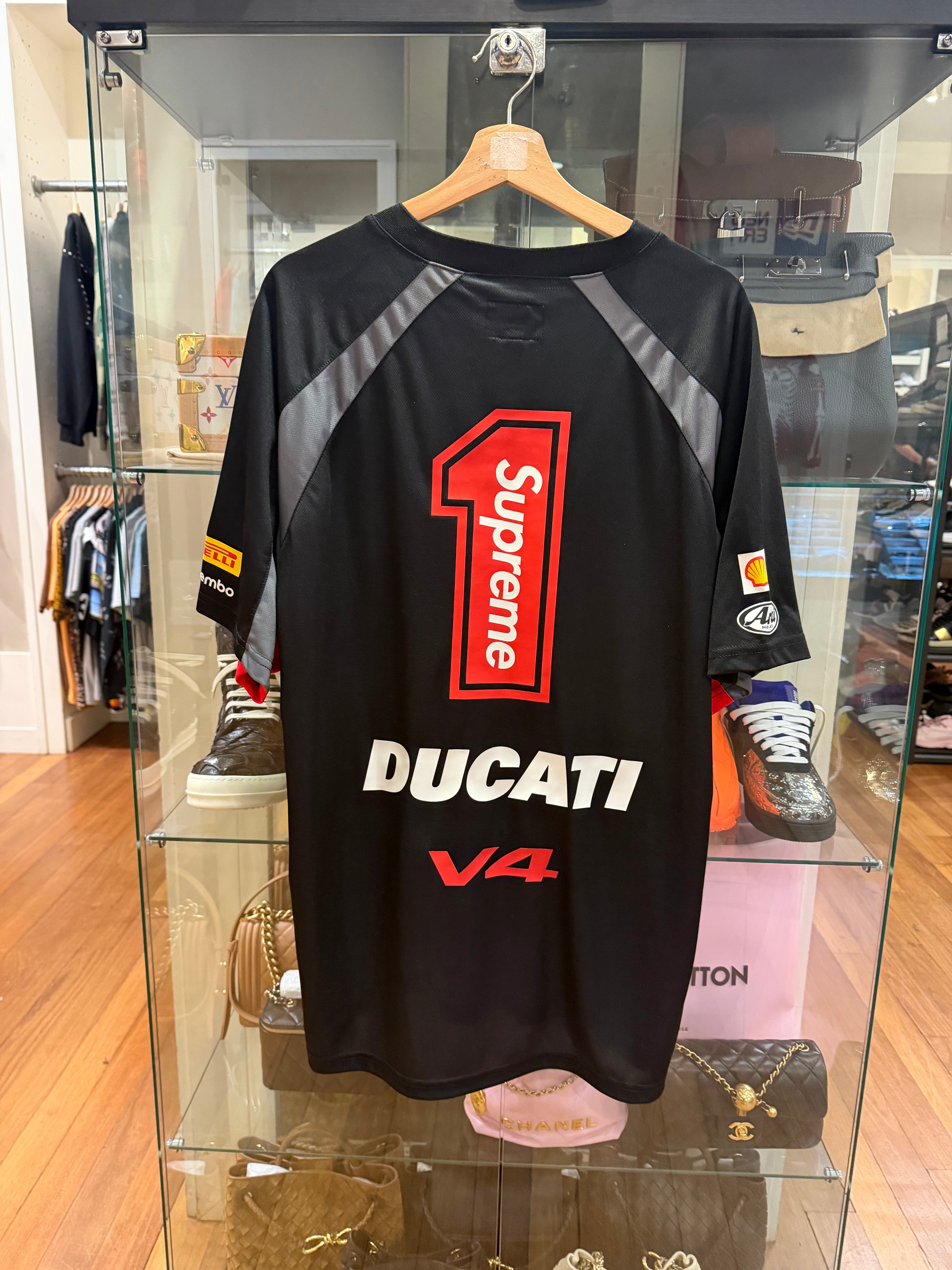 Supreme x Ducati SS24 Soccer Jersey
