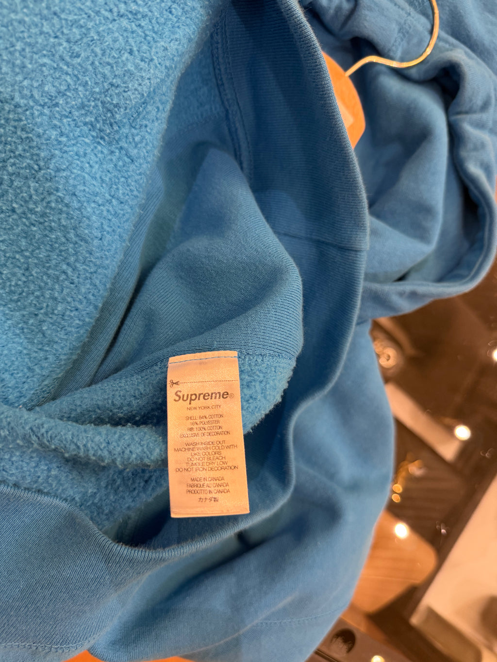 Supreme Box Logo Hoodie -
Cyan