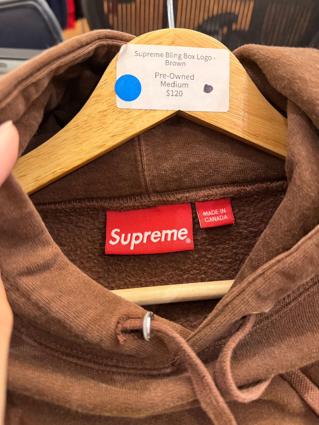 Supreme Bling Box Logo -
Brown