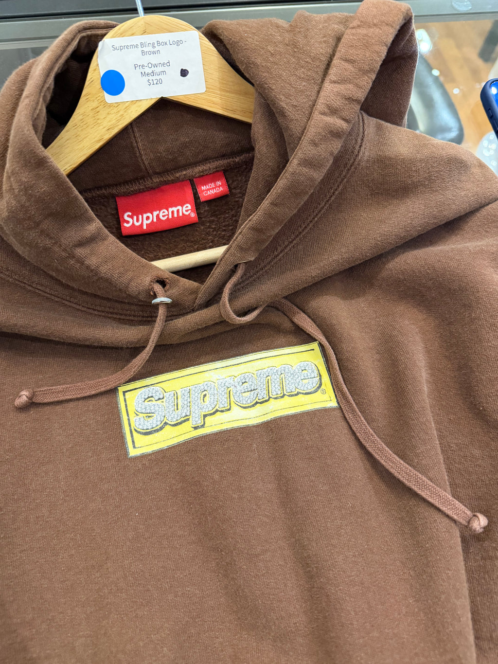 Supreme Bling Box Logo -
Brown