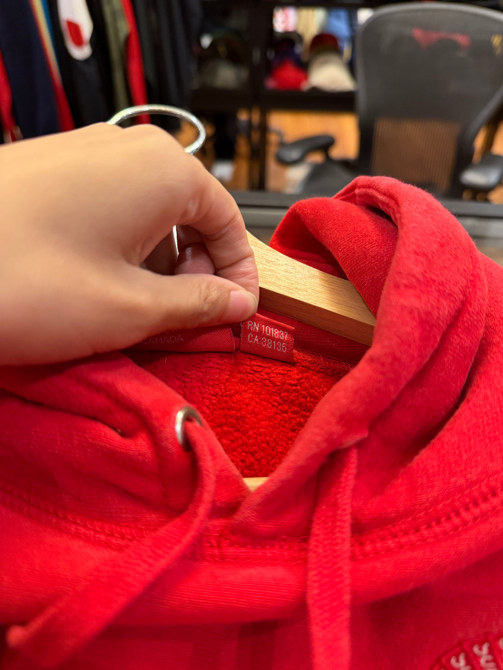Supreme S Logo Hoodie - Red
