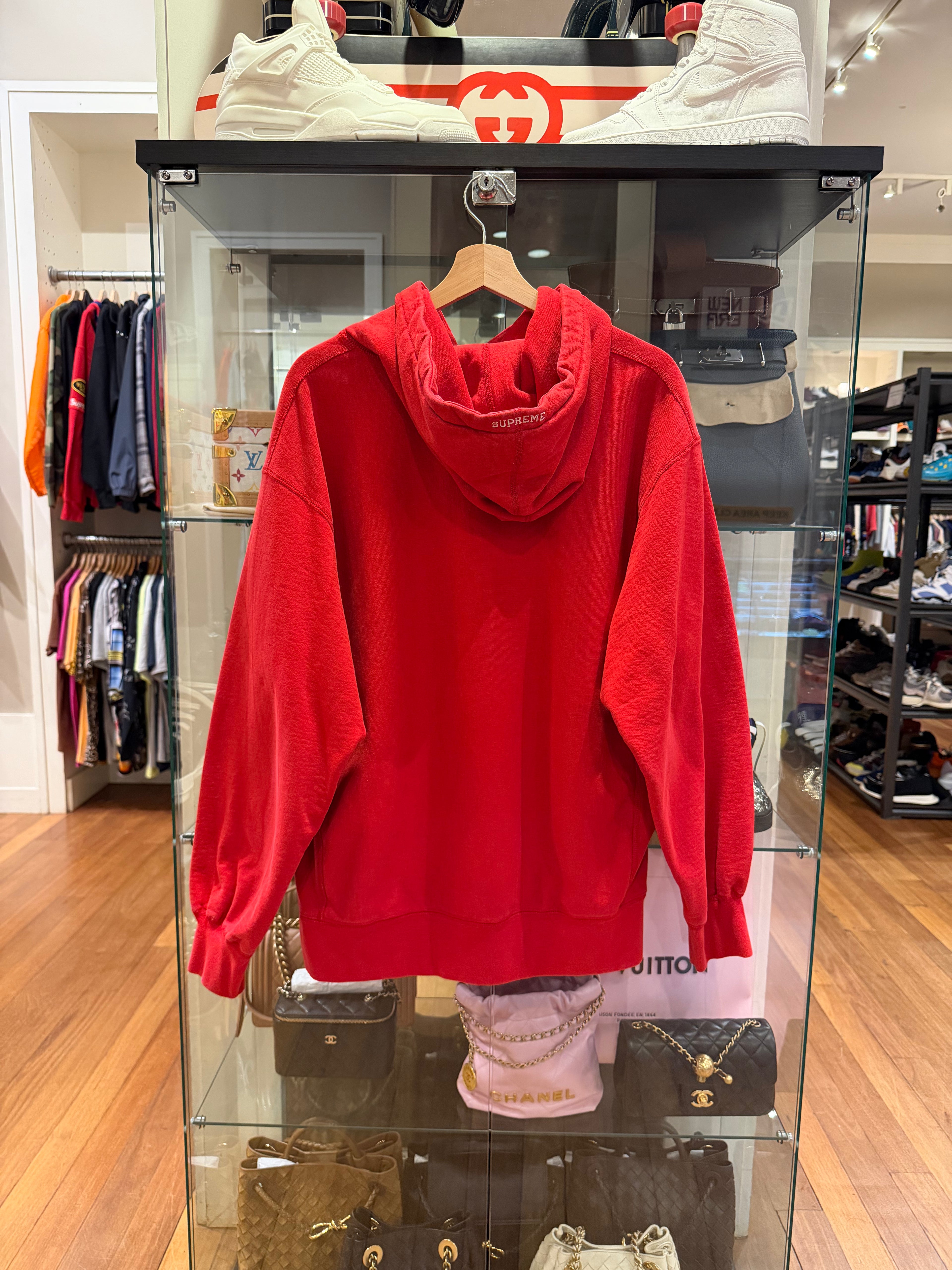 Supreme S Logo Hoodie - Red