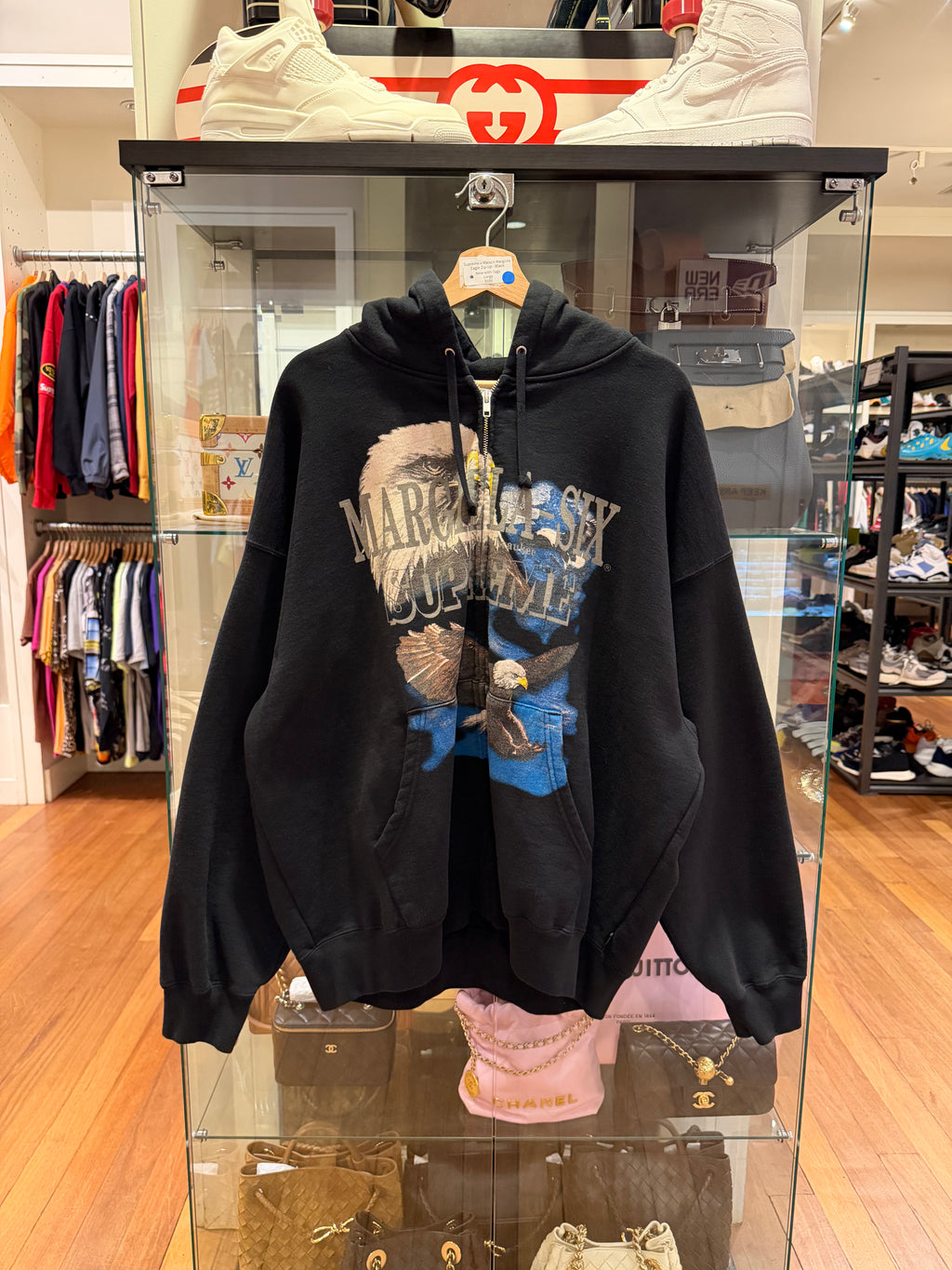 Supreme x Maison Margiela
Eagle Zip Up - Black