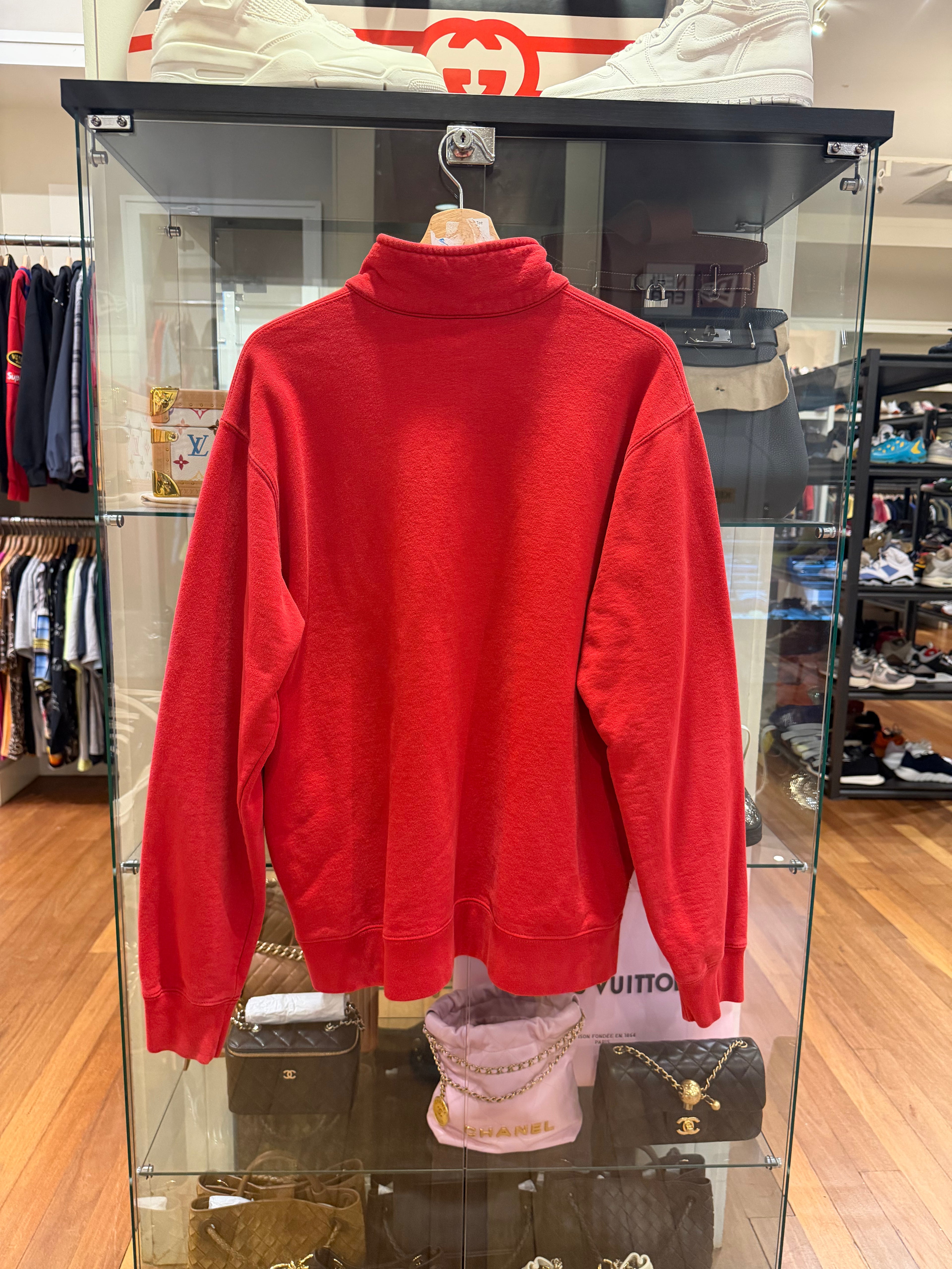 Supreme ‘Excellence’ Quarter Zip- Red