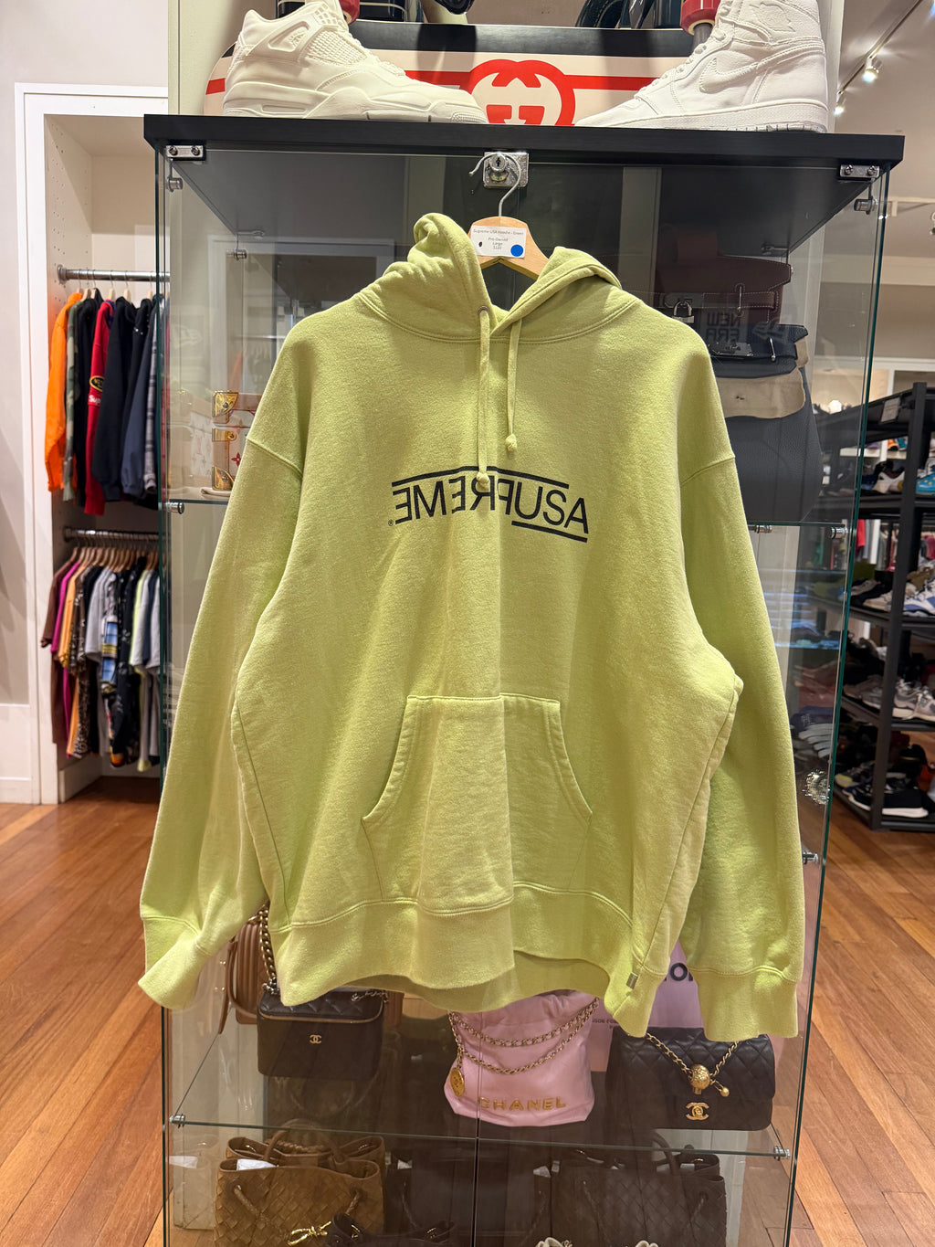 Supreme USA Hoodie - Green