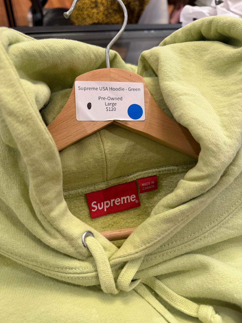 Supreme USA Hoodie - Green