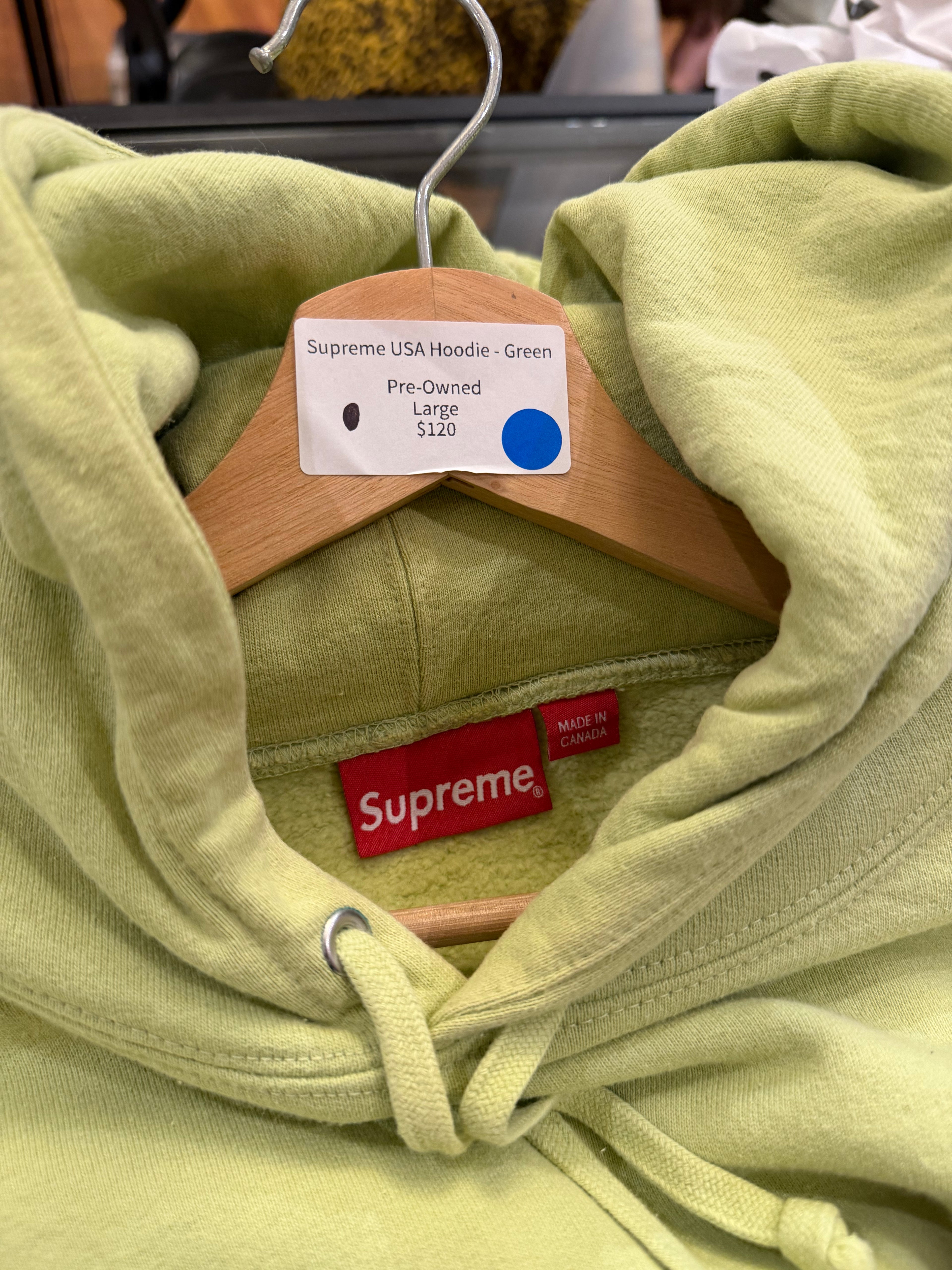 Supreme USA Hoodie - Green