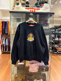Supreme Crest Crewneck
-Black