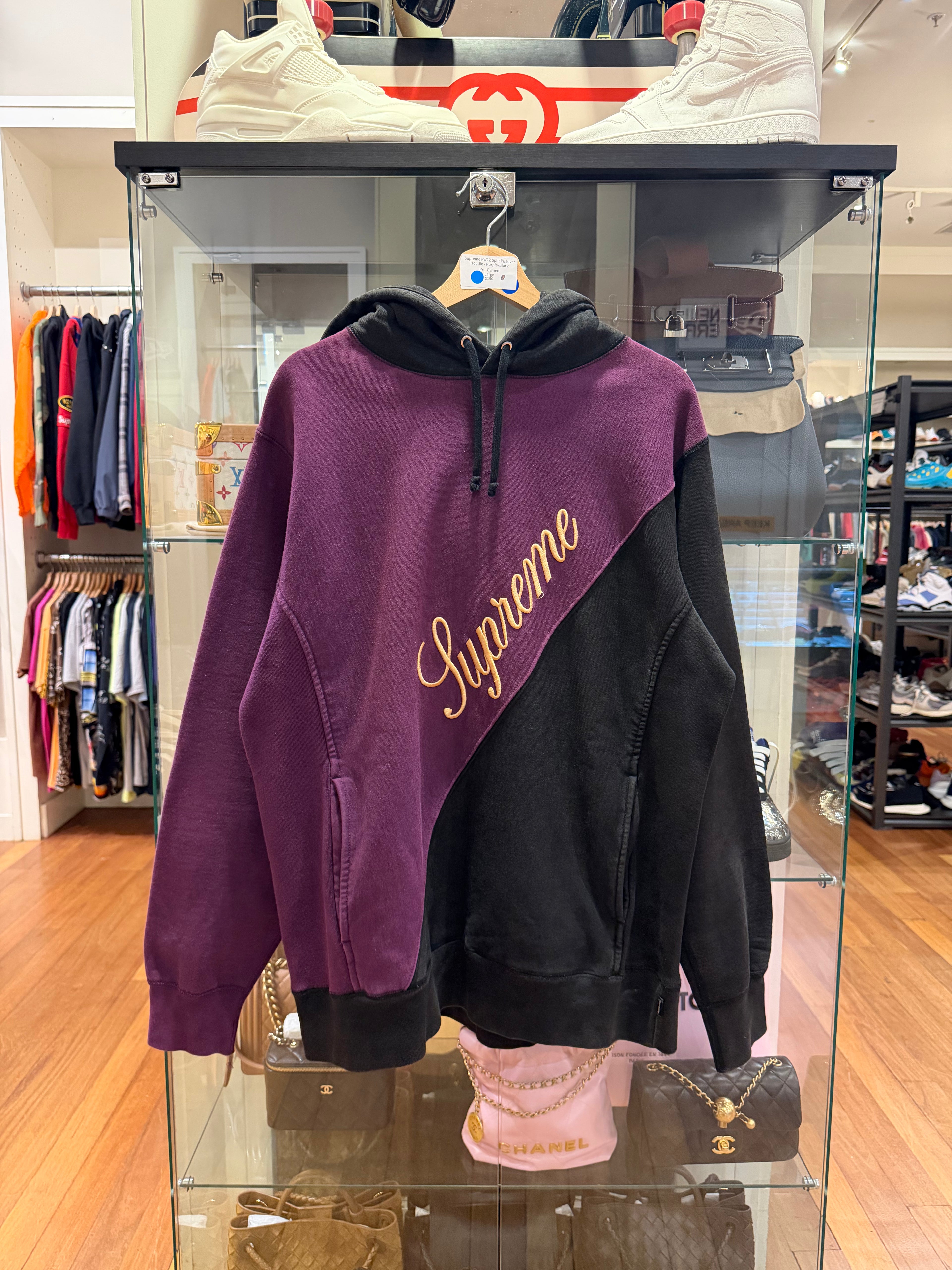Supreme FW12 Split Pullover
Hoodie - Purple/Black
