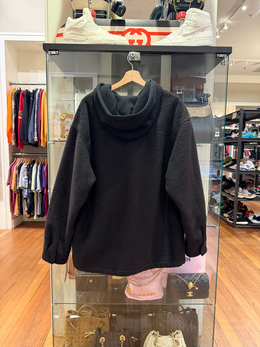 Supreme Fleece Zip Up
Hoodie - Black