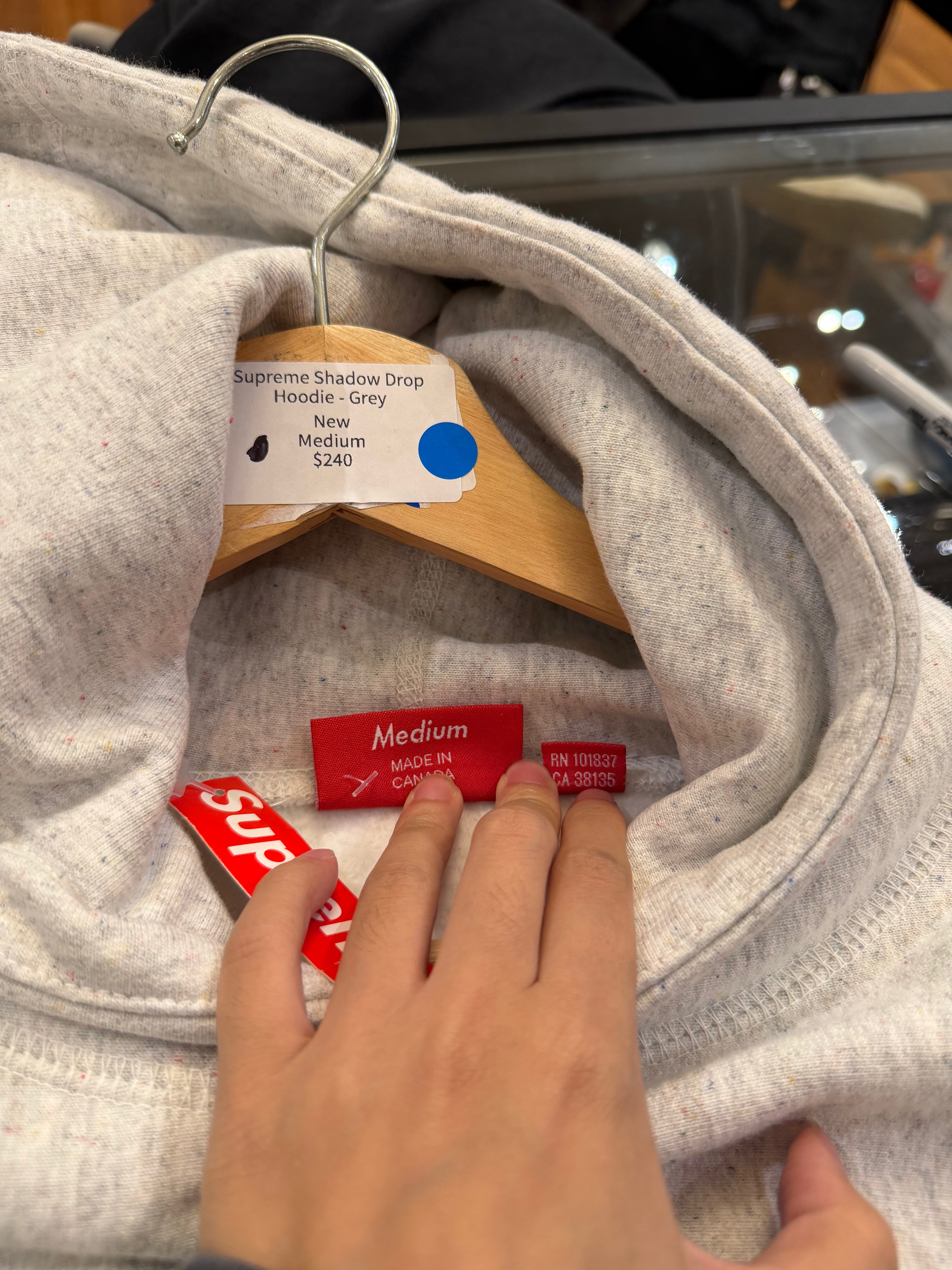 Supreme Shadow Drop
Hoodie - Grey