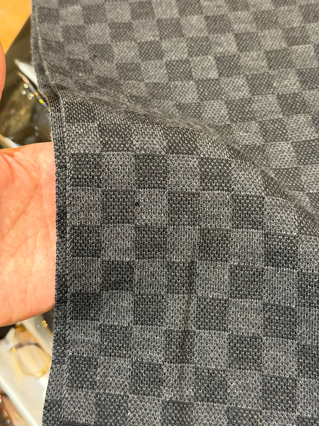Louis Vuitton Wool Damier Scarf