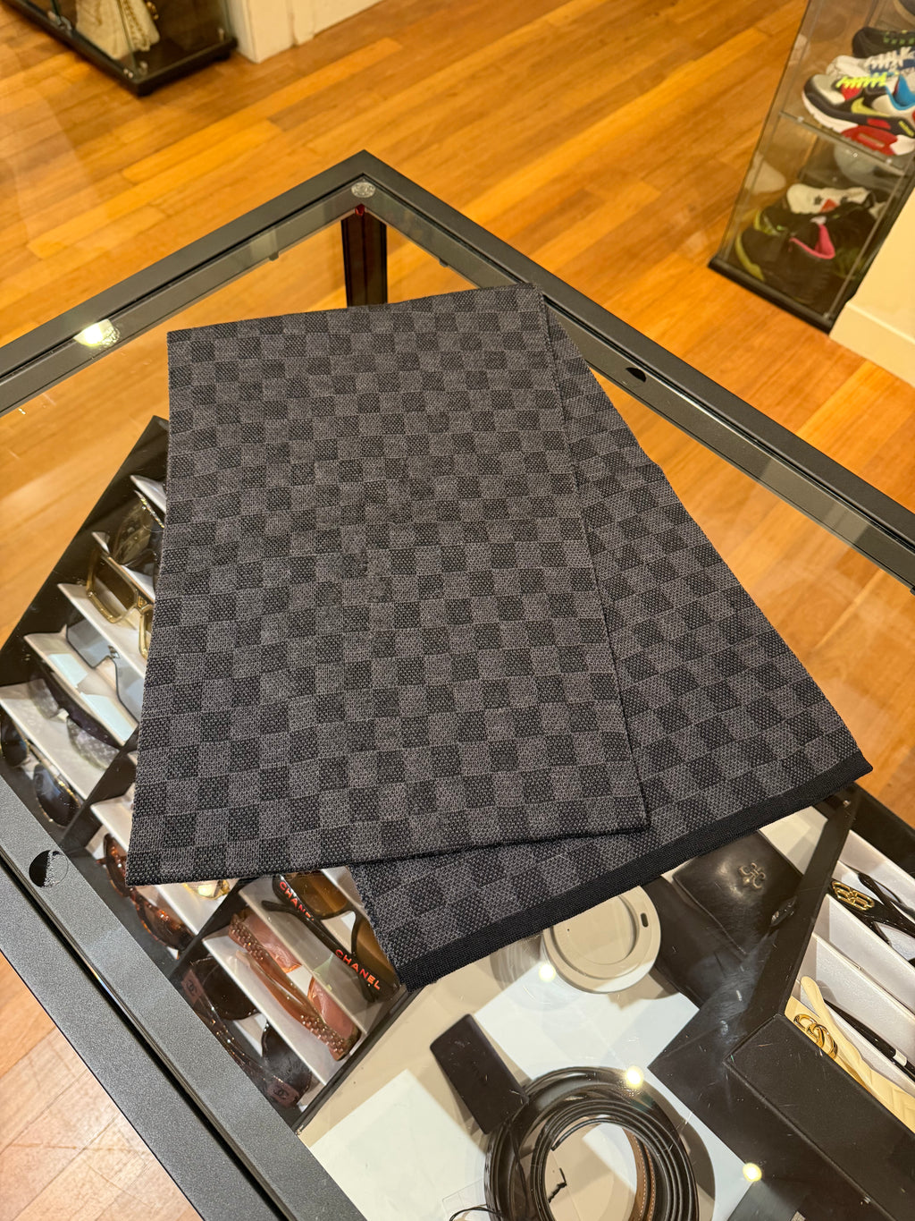Louis Vuitton Wool Damier Scarf