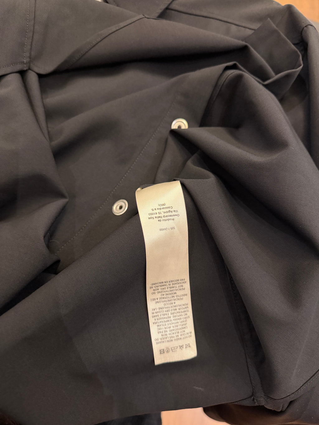 Rick Owens Lido Virgin Wool Work Shirt/Overshirt - Black