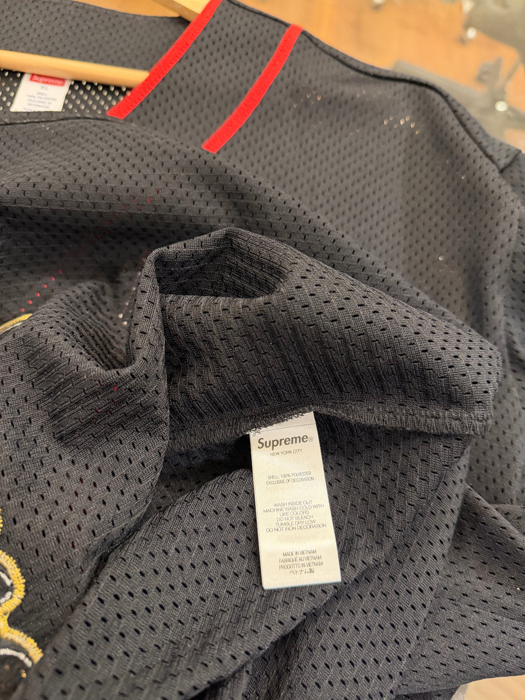 Supreme SS25 Homerun
Baseball Jersey - Black