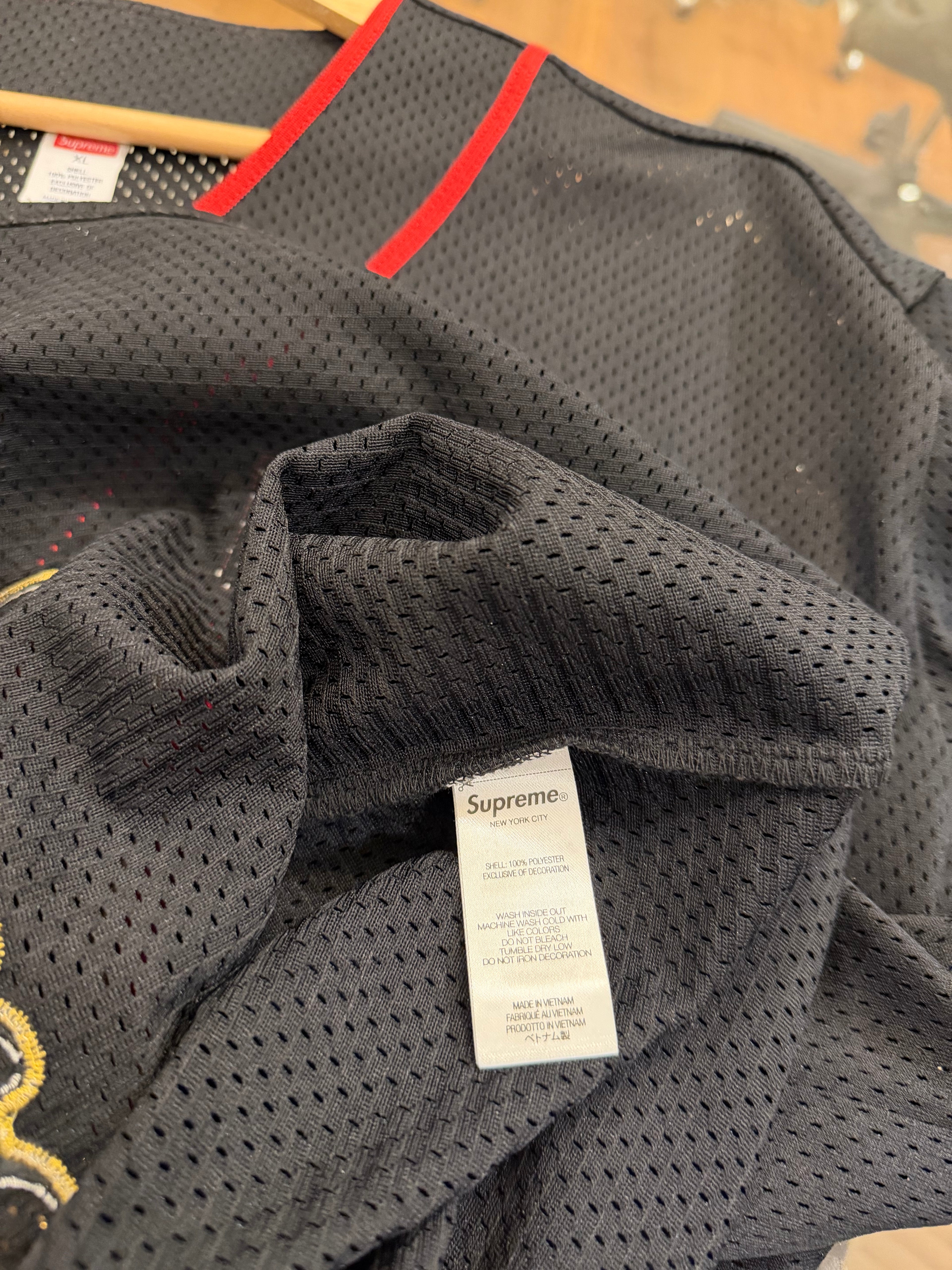 Supreme SS25 Homerun
Baseball Jersey - Black