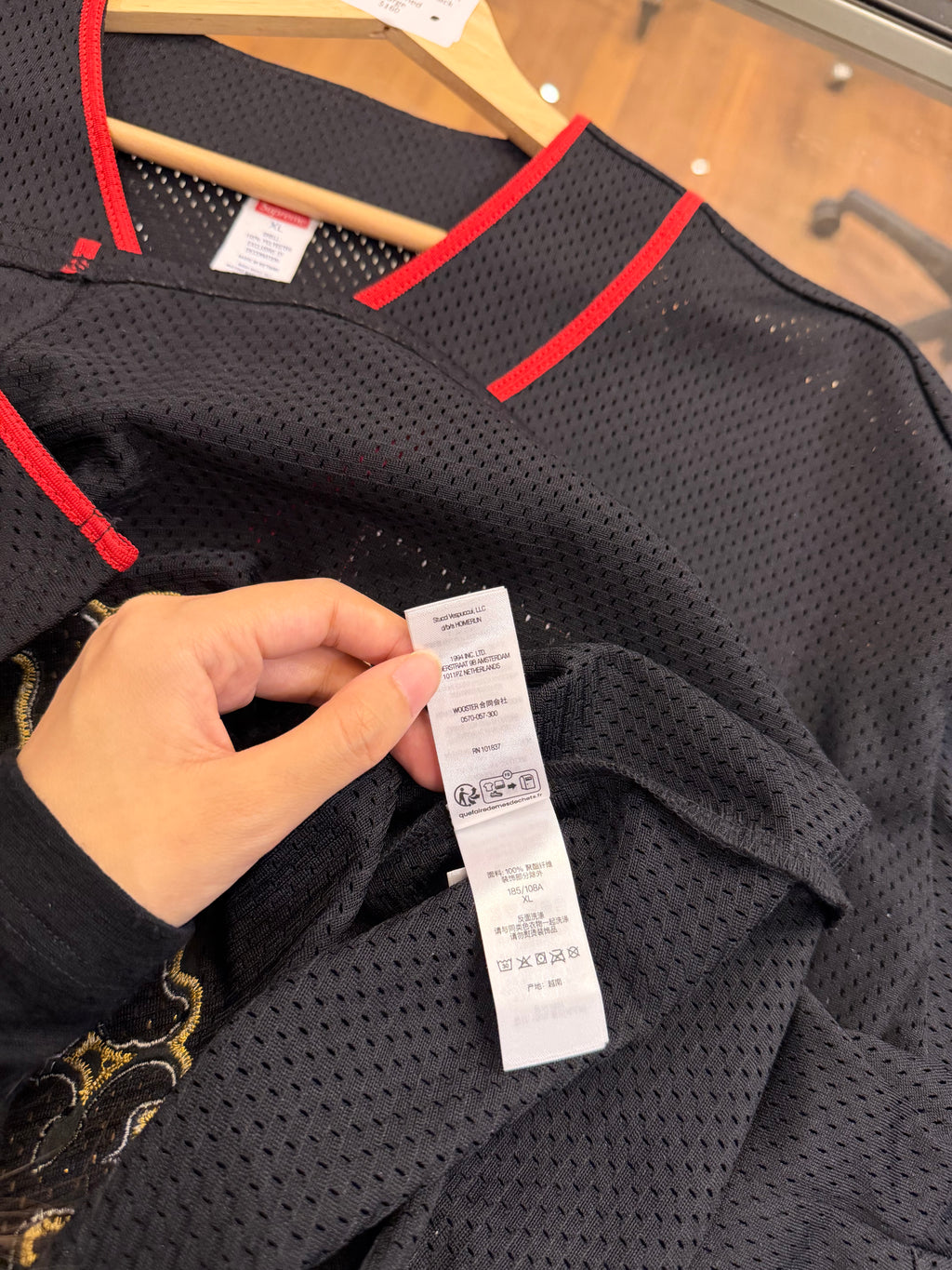 Supreme SS25 Homerun
Baseball Jersey - Black