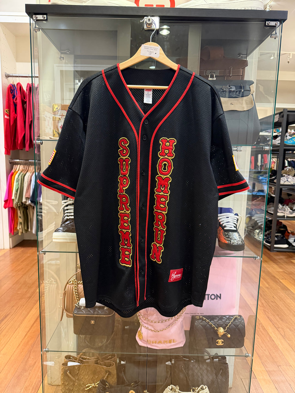 Supreme SS25 Homerun
Baseball Jersey - Black
