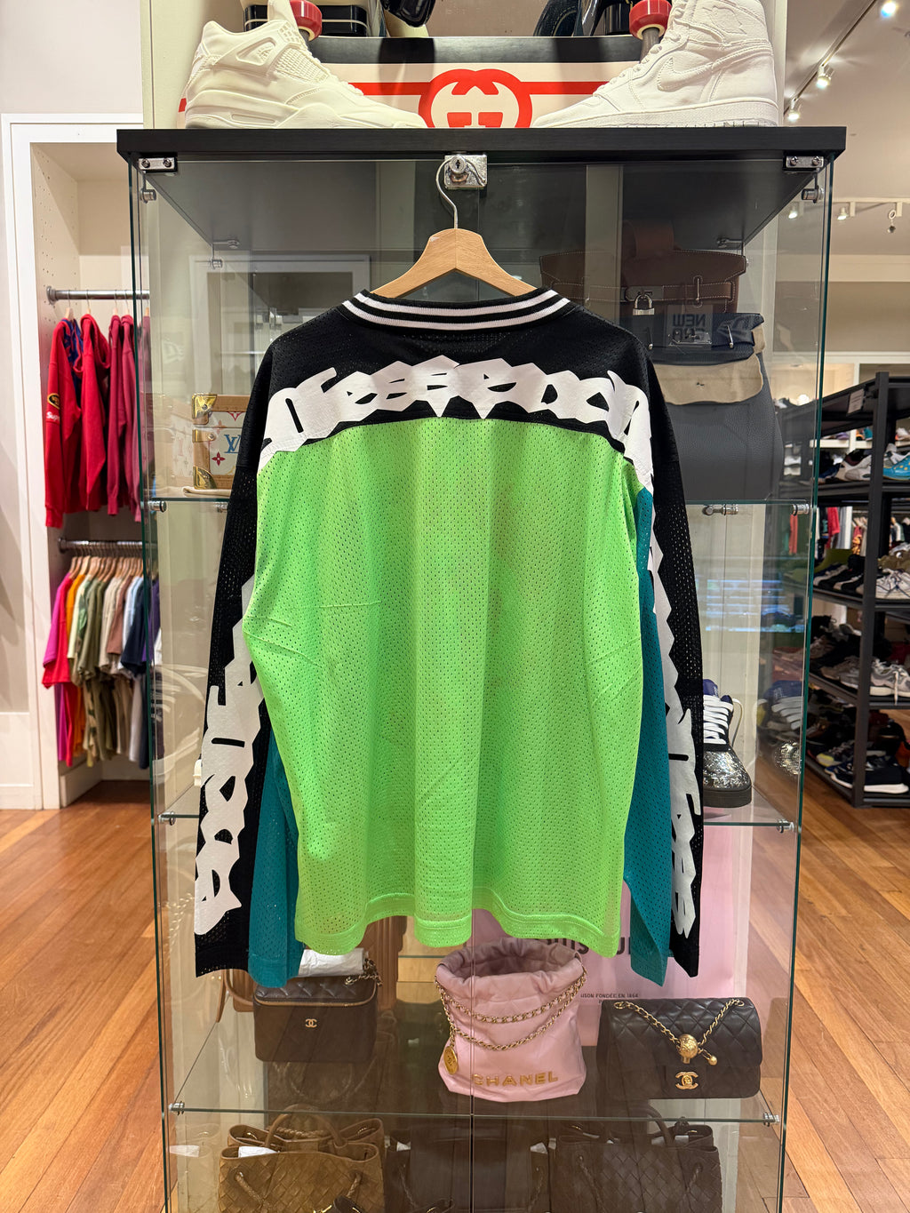 Endless Denim LS Jersey -
Green Abstract