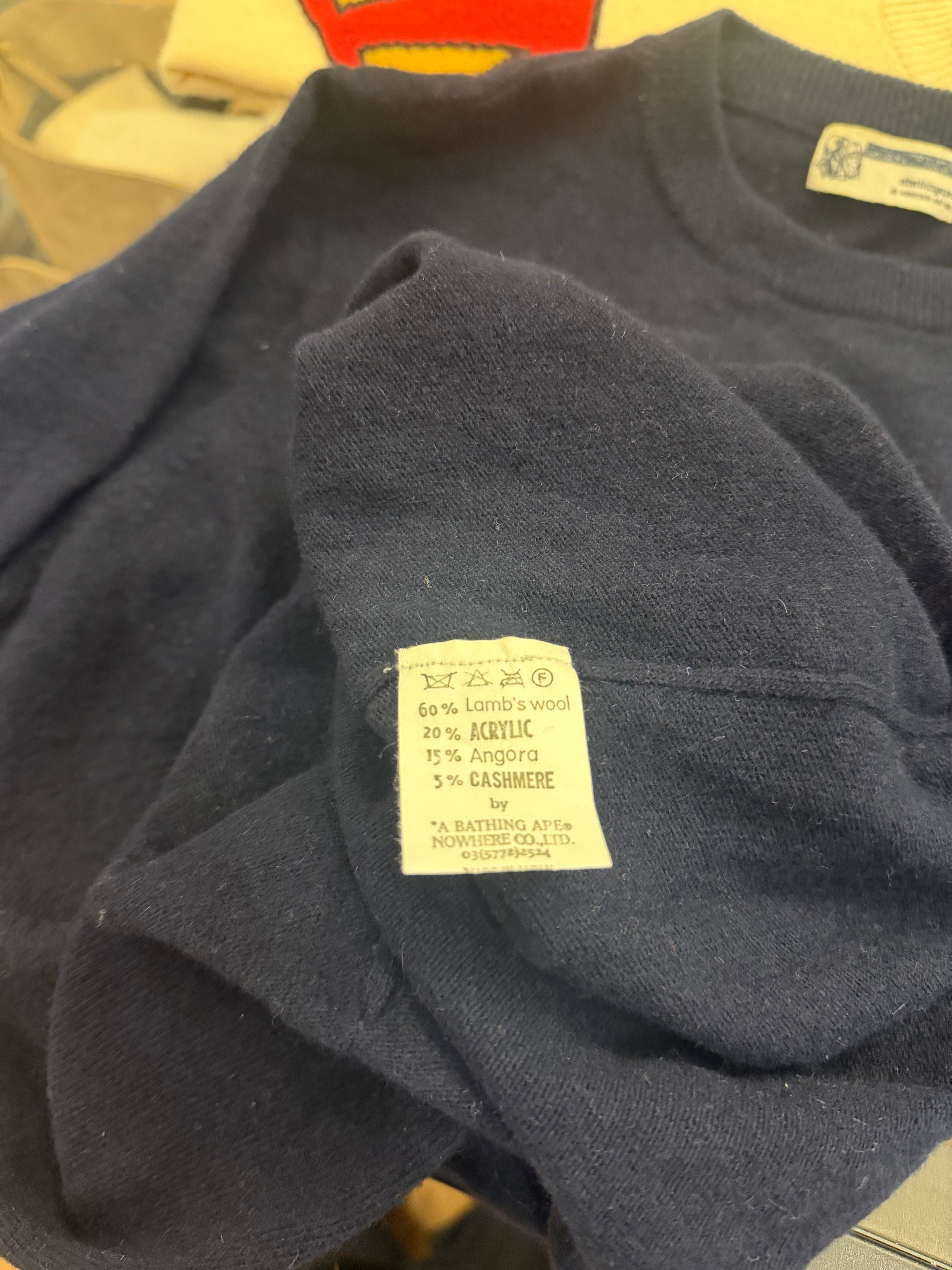 Vintage Bape (Superman)Wool Blend Sweater