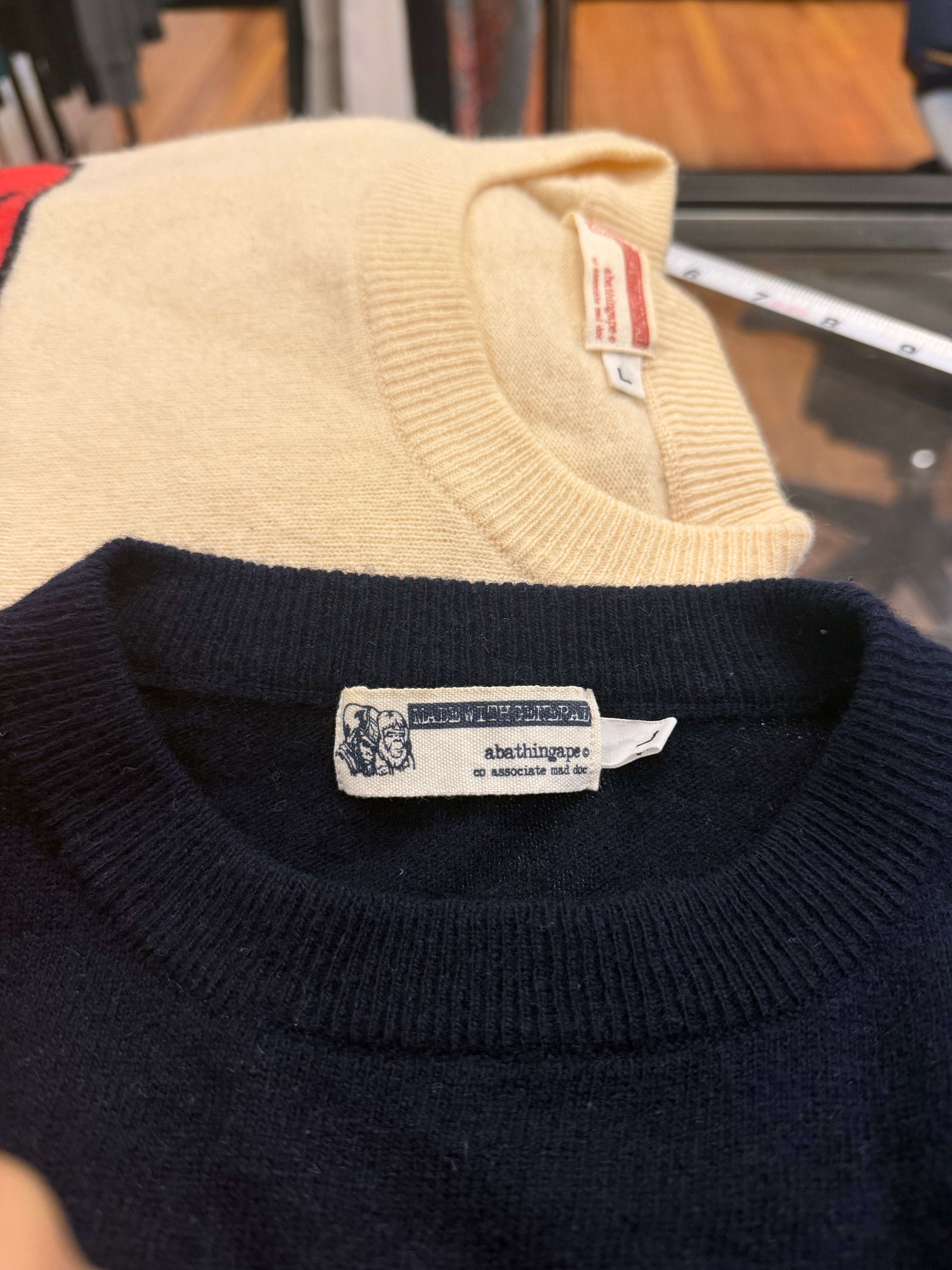 Vintage Bape (Superman)Wool Blend Sweater