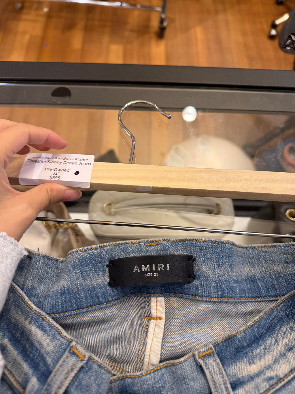 Amiri Red Bandana Flame
Thrasher Skinny Denim Jeans