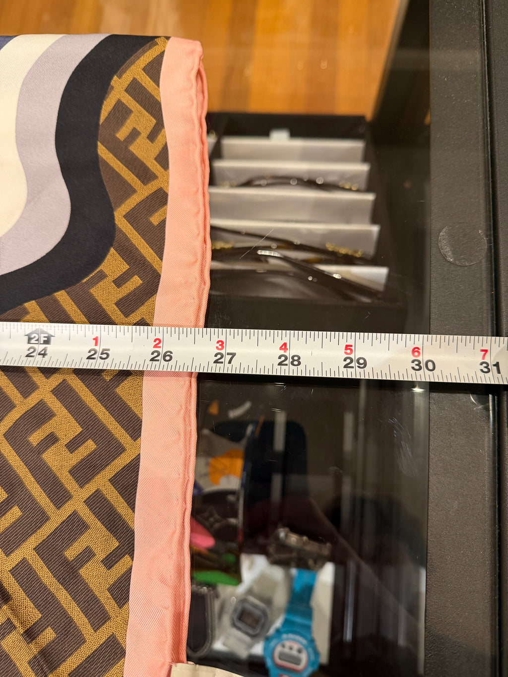 Fendi Monogram Silk Scarf