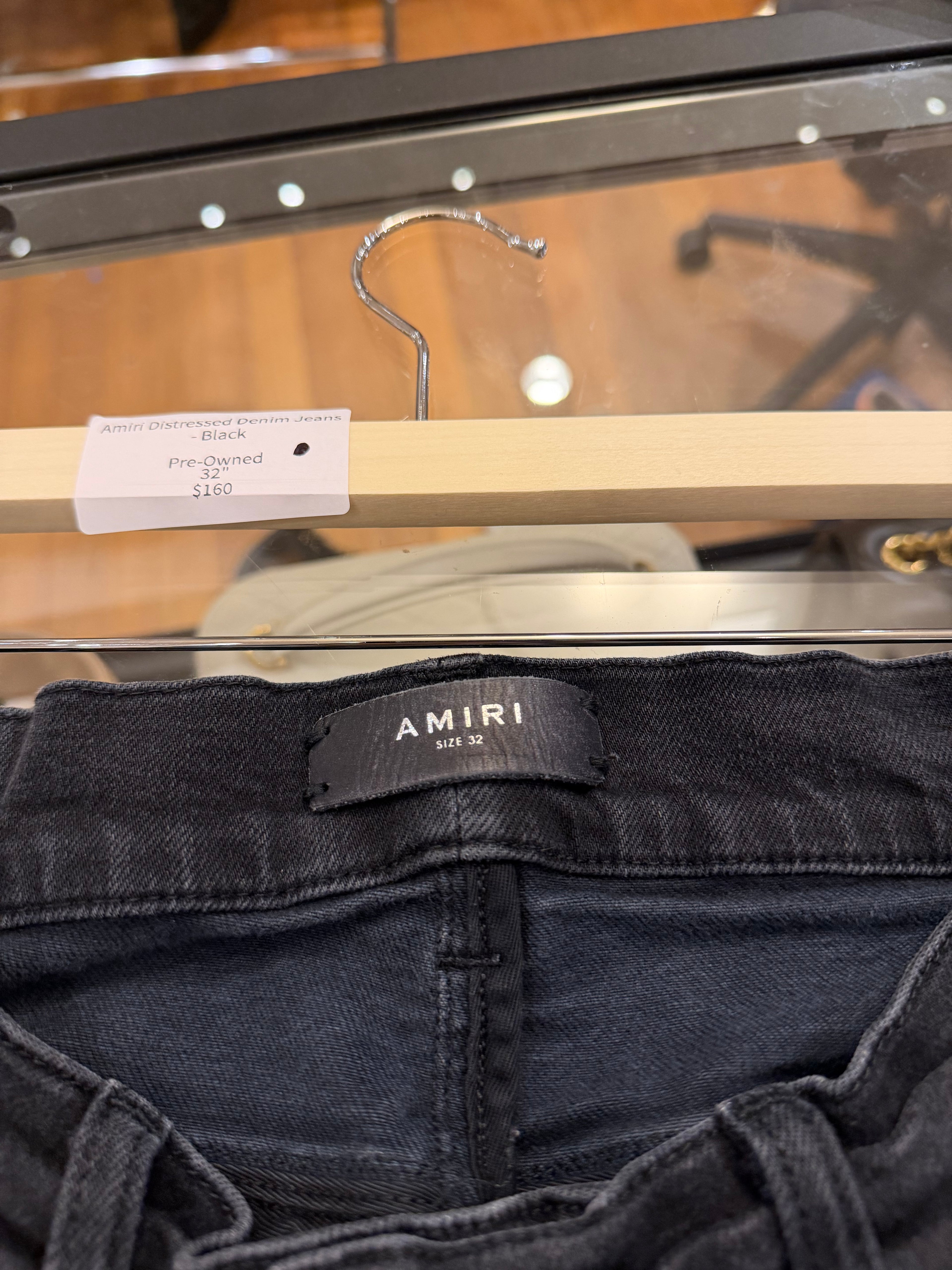 Amiri Distressed Denim Jeans
- Black