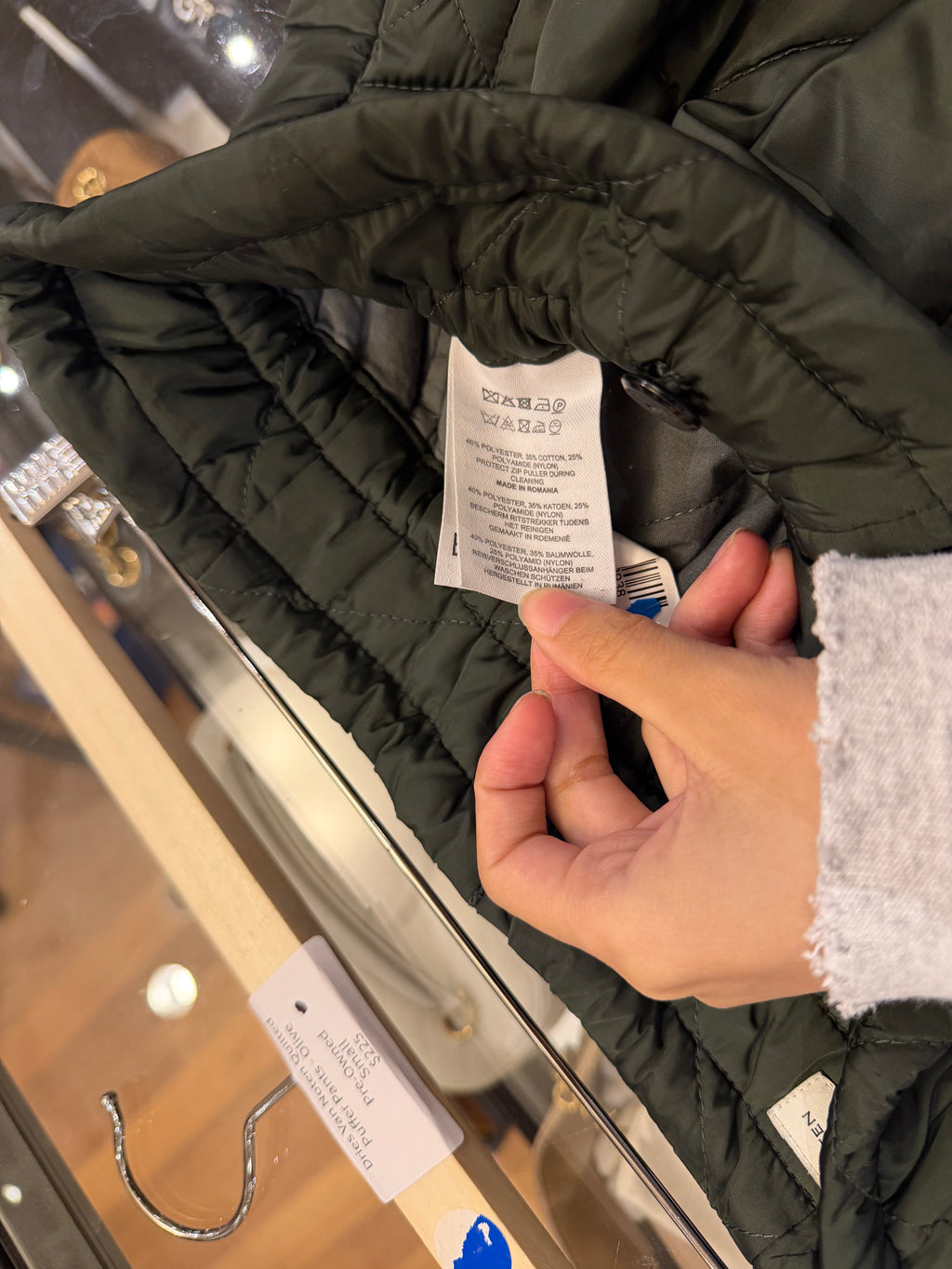 Dries Van Noten Quilted
Puffer Pants - Olive