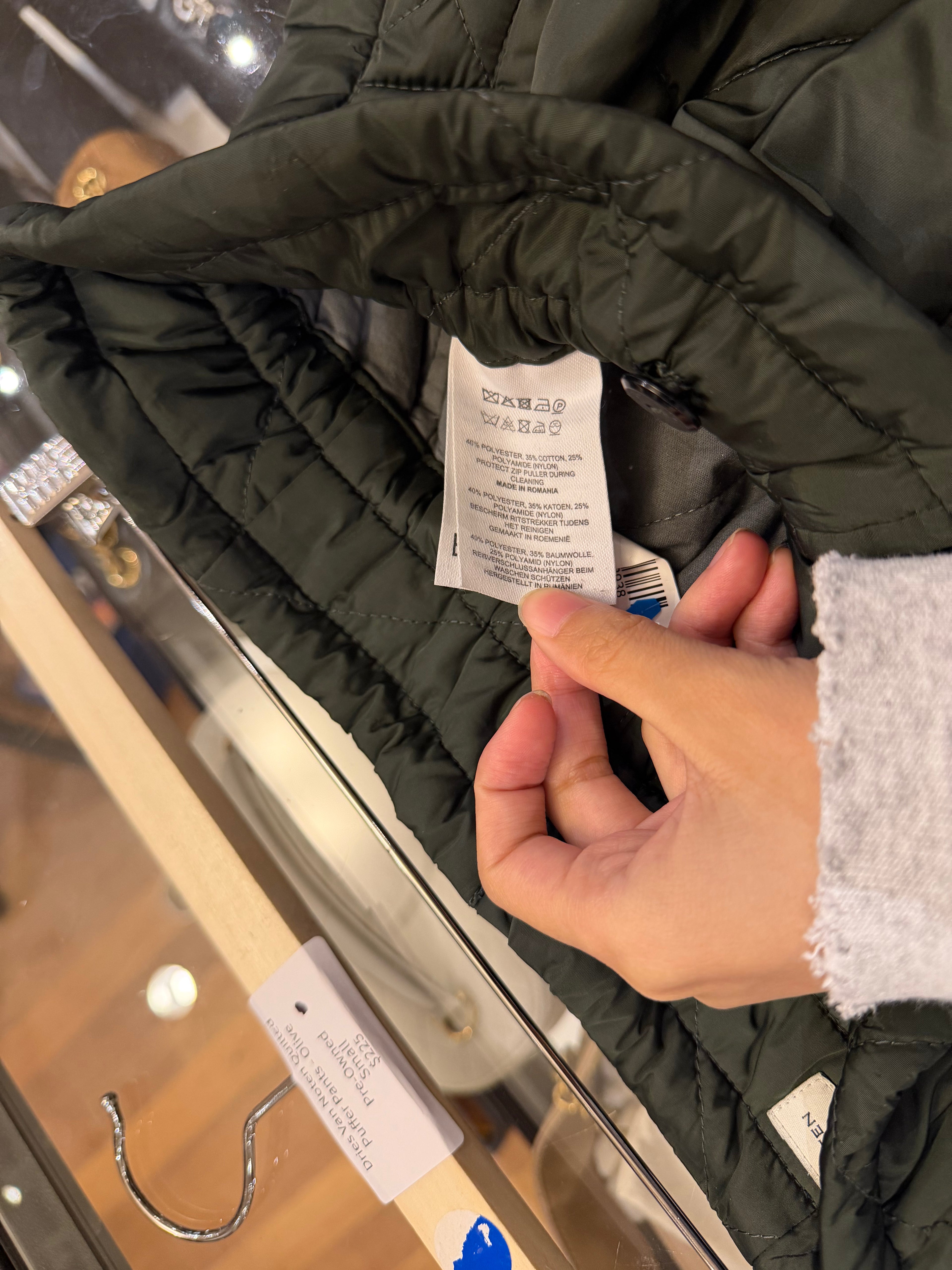 Dries Van Noten Quilted
Puffer Pants - Olive
