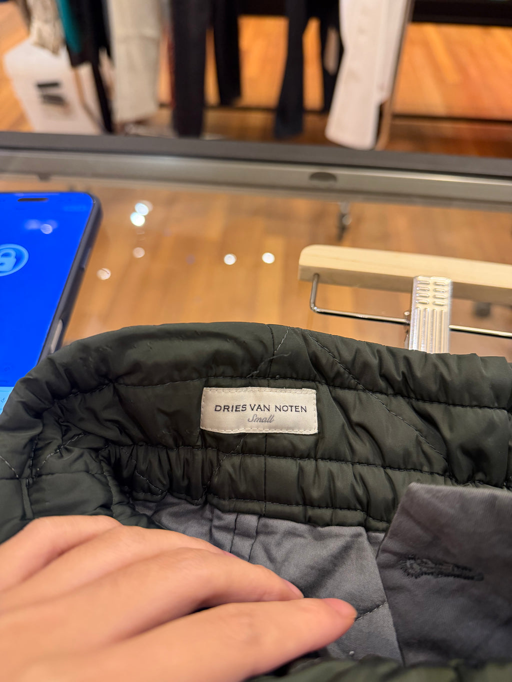 Dries Van Noten Quilted
Puffer Pants - Olive