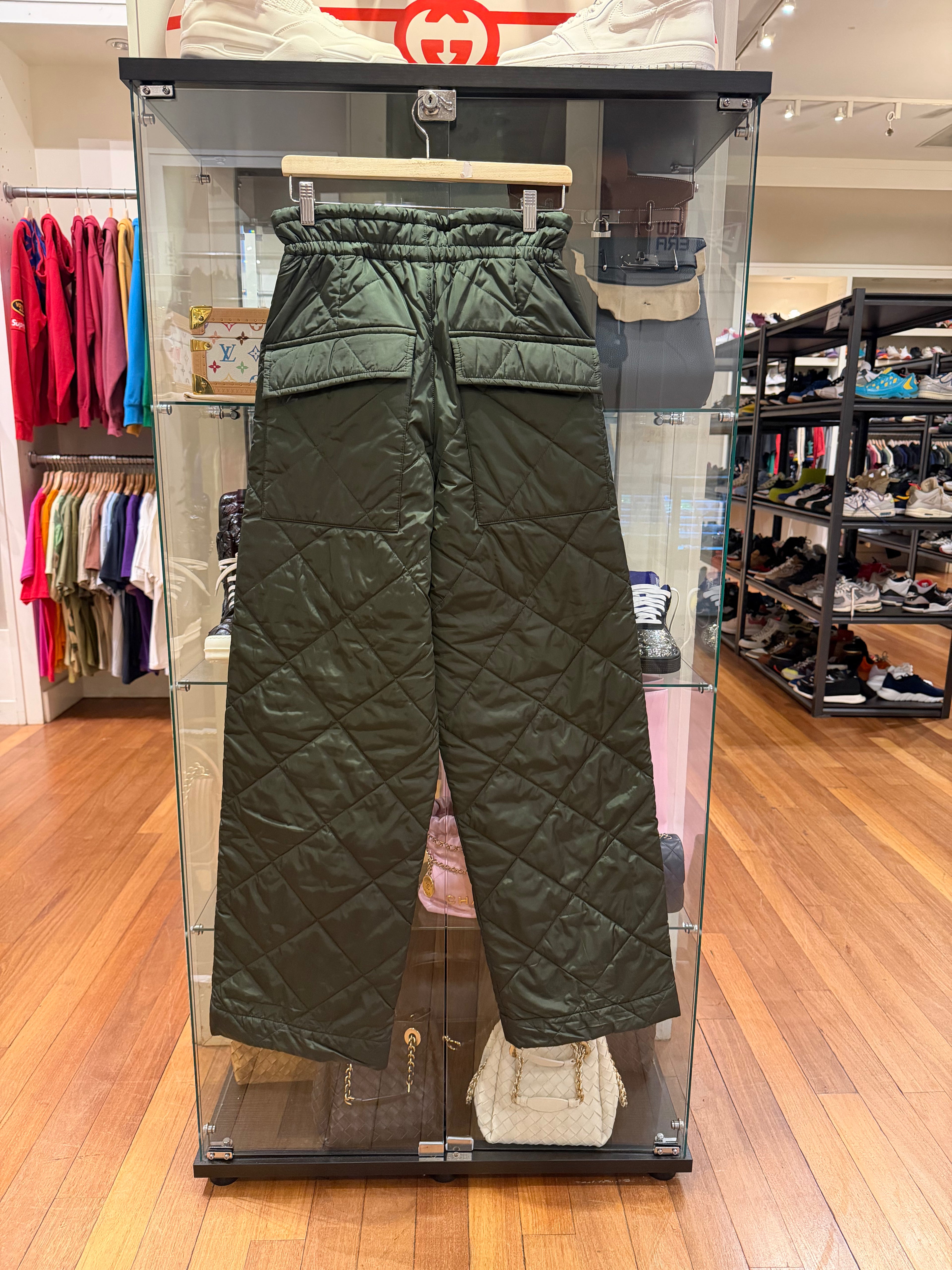 Dries Van Noten Quilted
Puffer Pants - Olive