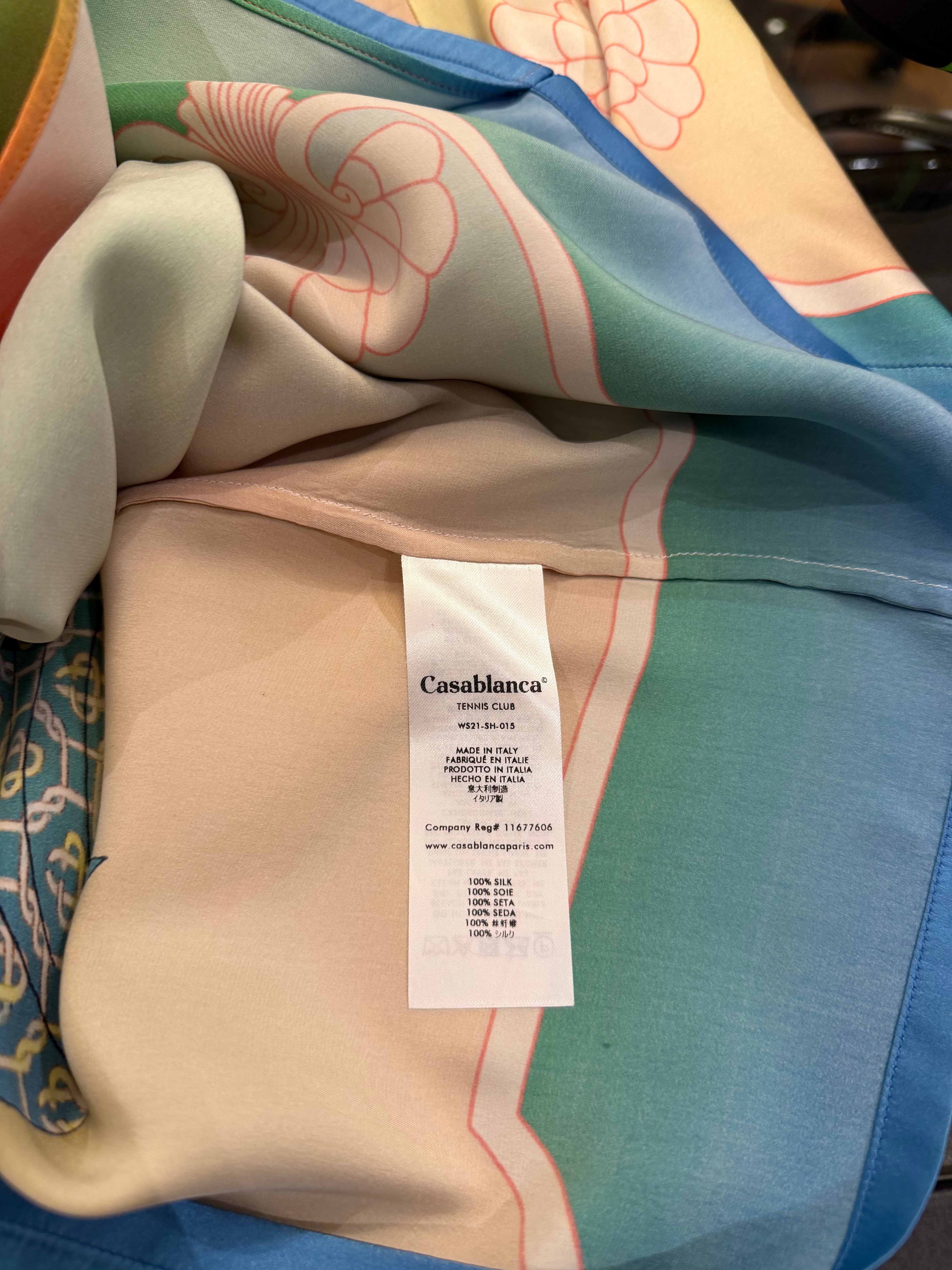 Casablanca Lucid Dreams Silk
SS Shirt - Pastel Gradient