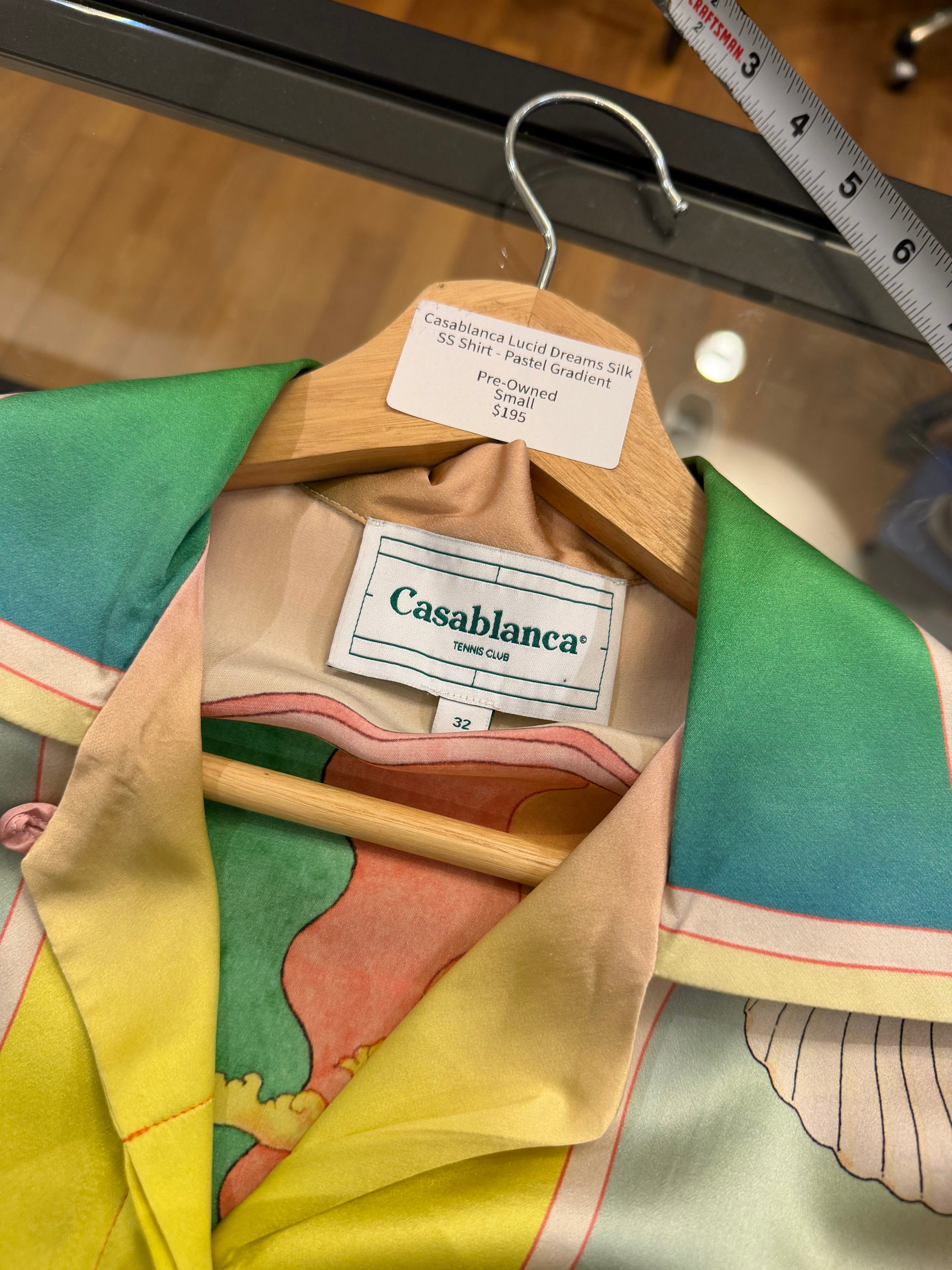 Casablanca Lucid Dreams Silk
SS Shirt - Pastel Gradient