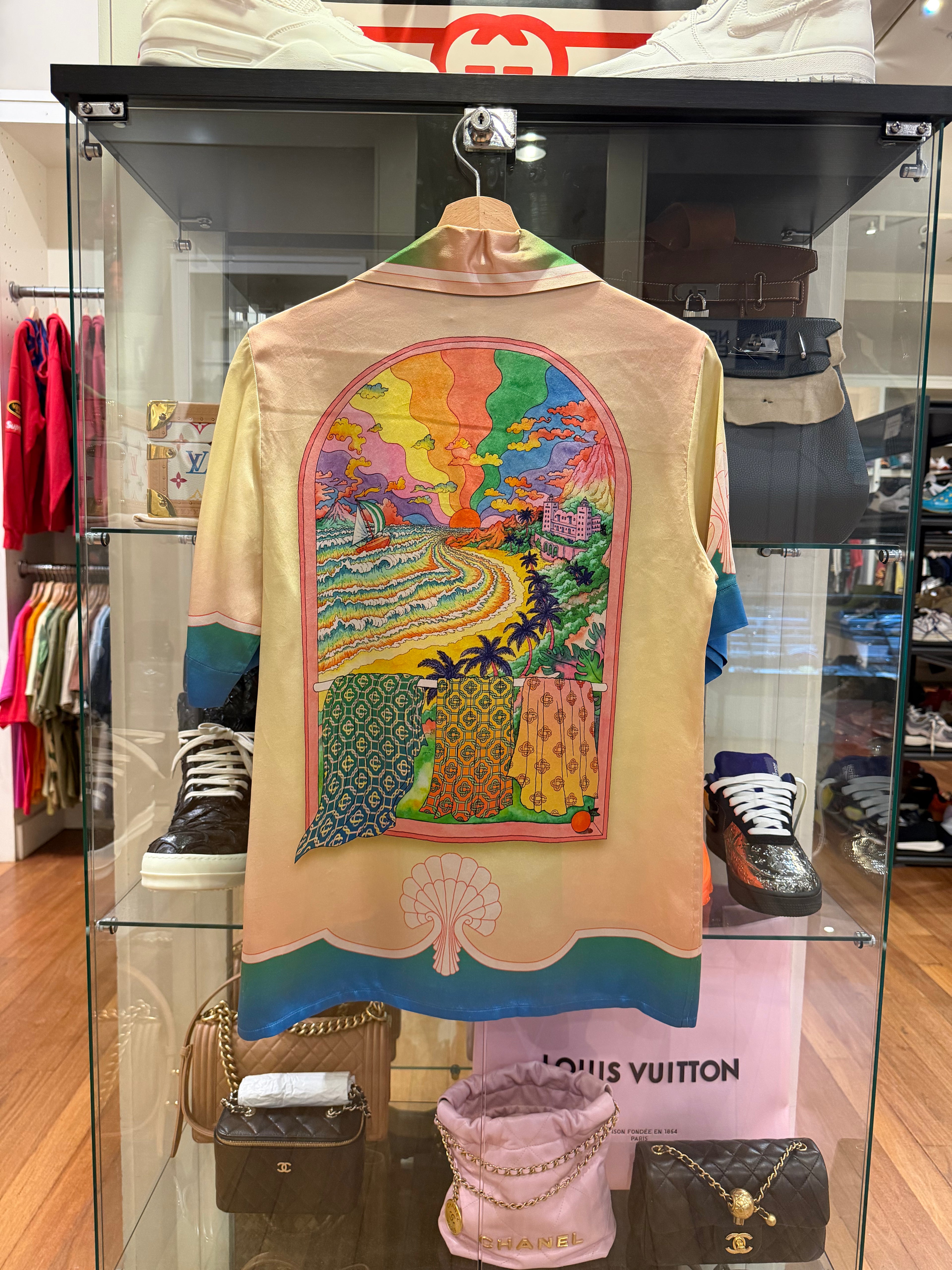 Casablanca Lucid Dreams Silk
SS Shirt - Pastel Gradient