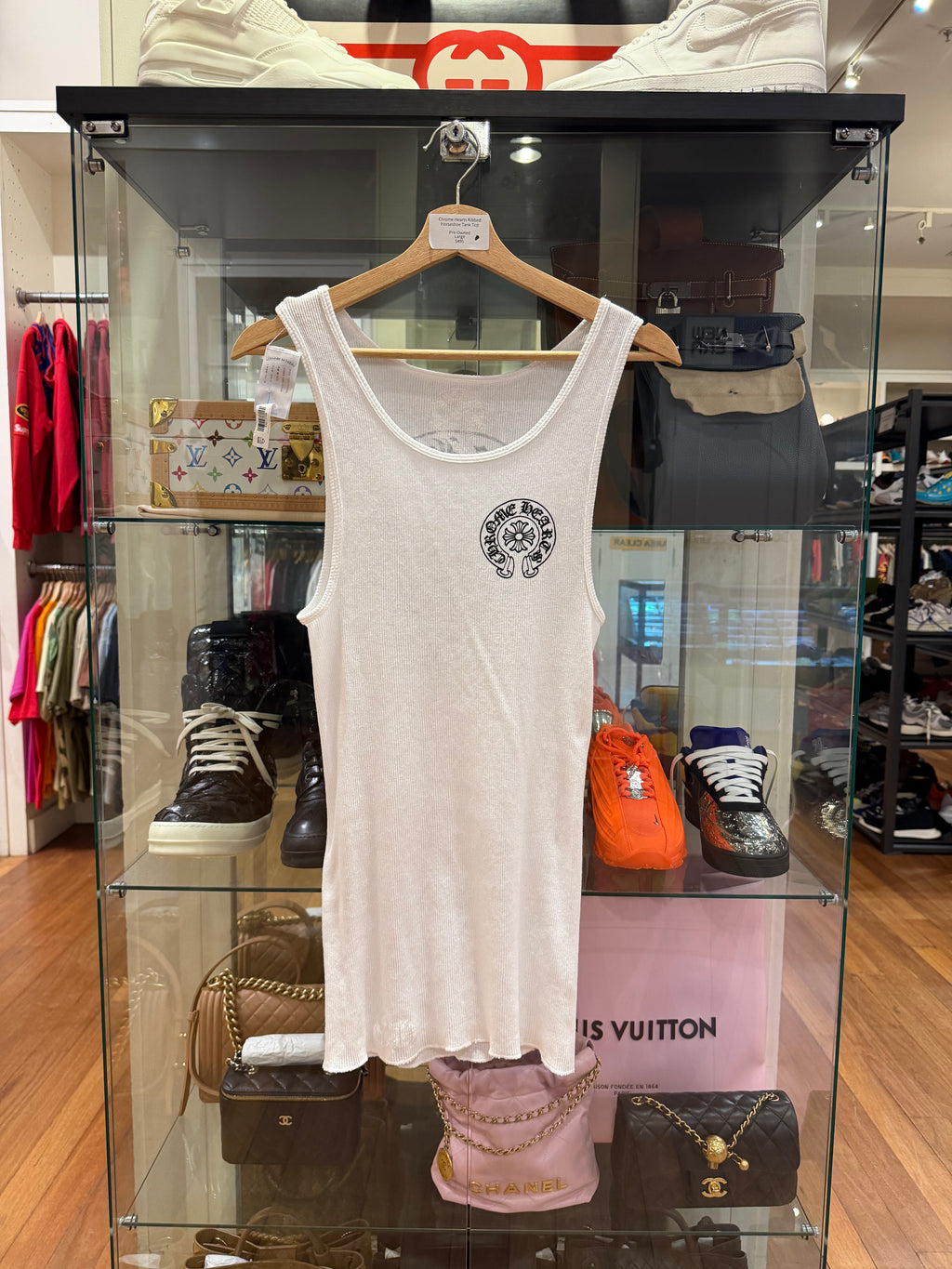 Chrome Hearts Ribbed
Horseshoe Tank Top