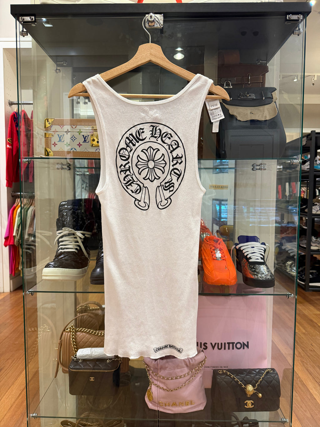 Chrome Hearts Ribbed
Horseshoe Tank Top