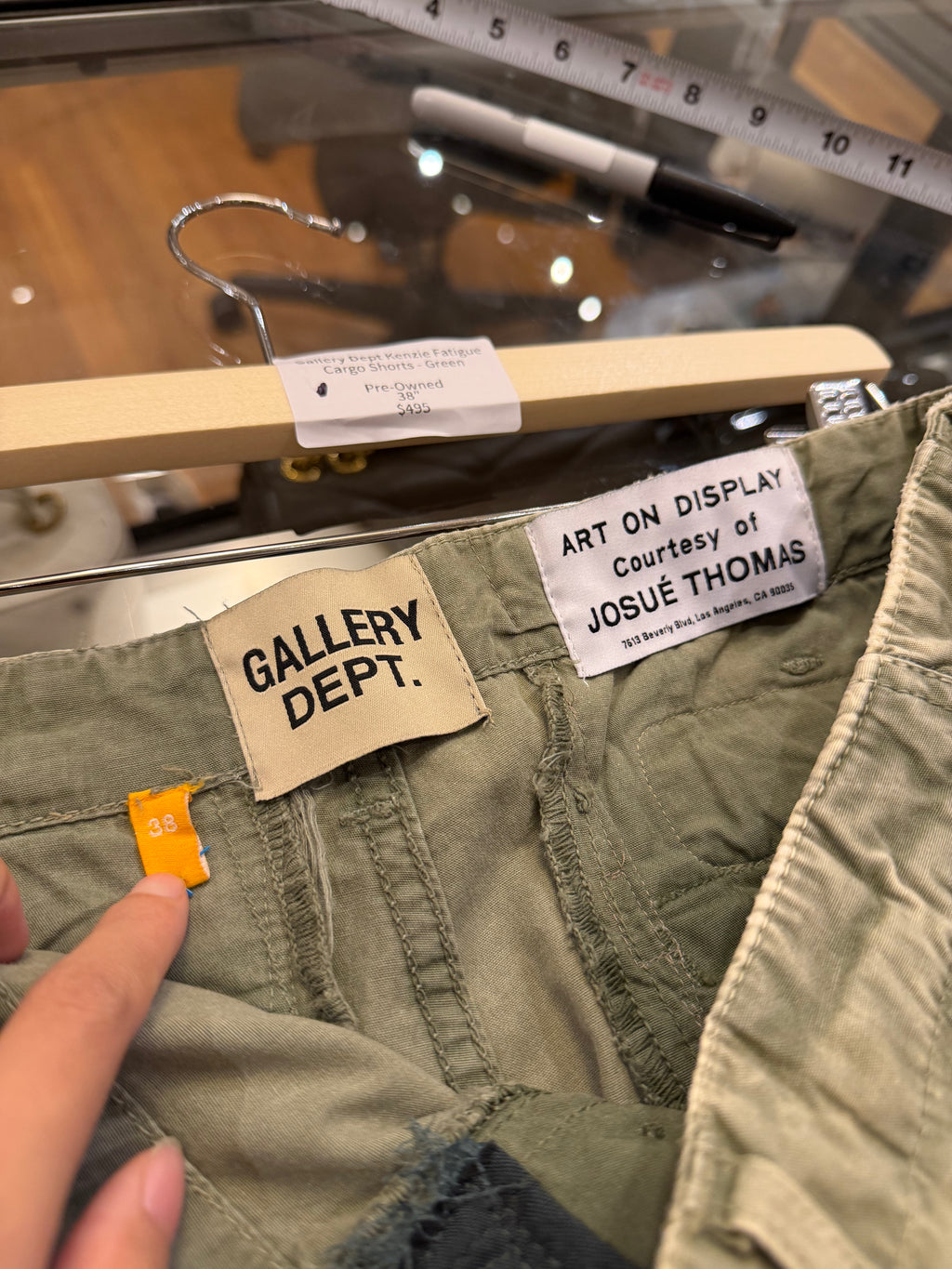 Gallery Dept Kenzie Fatigue
Cargo Shorts - Green