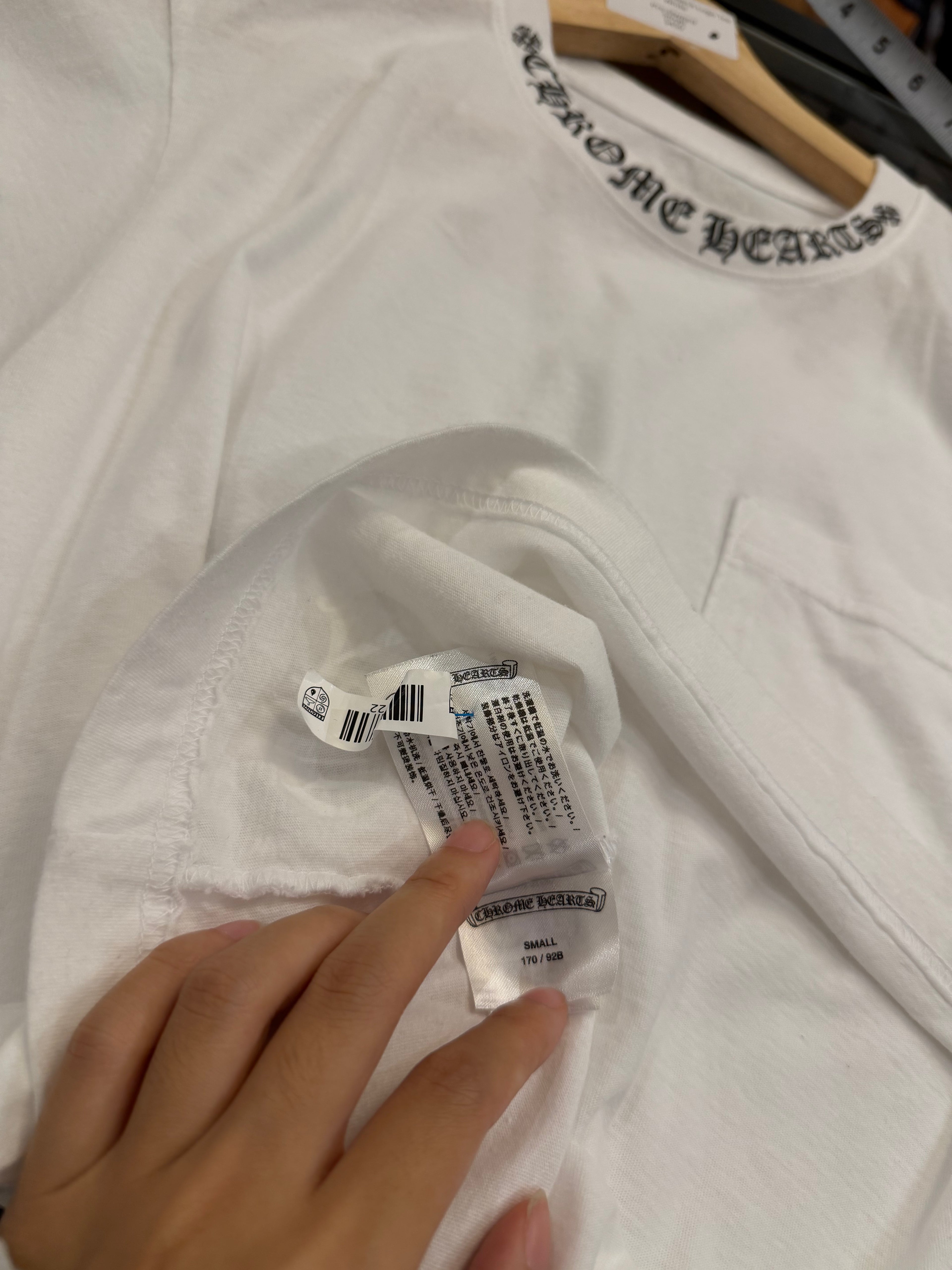 Chrome Hearts Neck Logo Tee
- White
