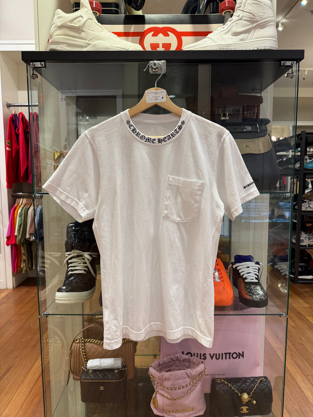 Chrome Hearts Neck Logo Tee
- White
