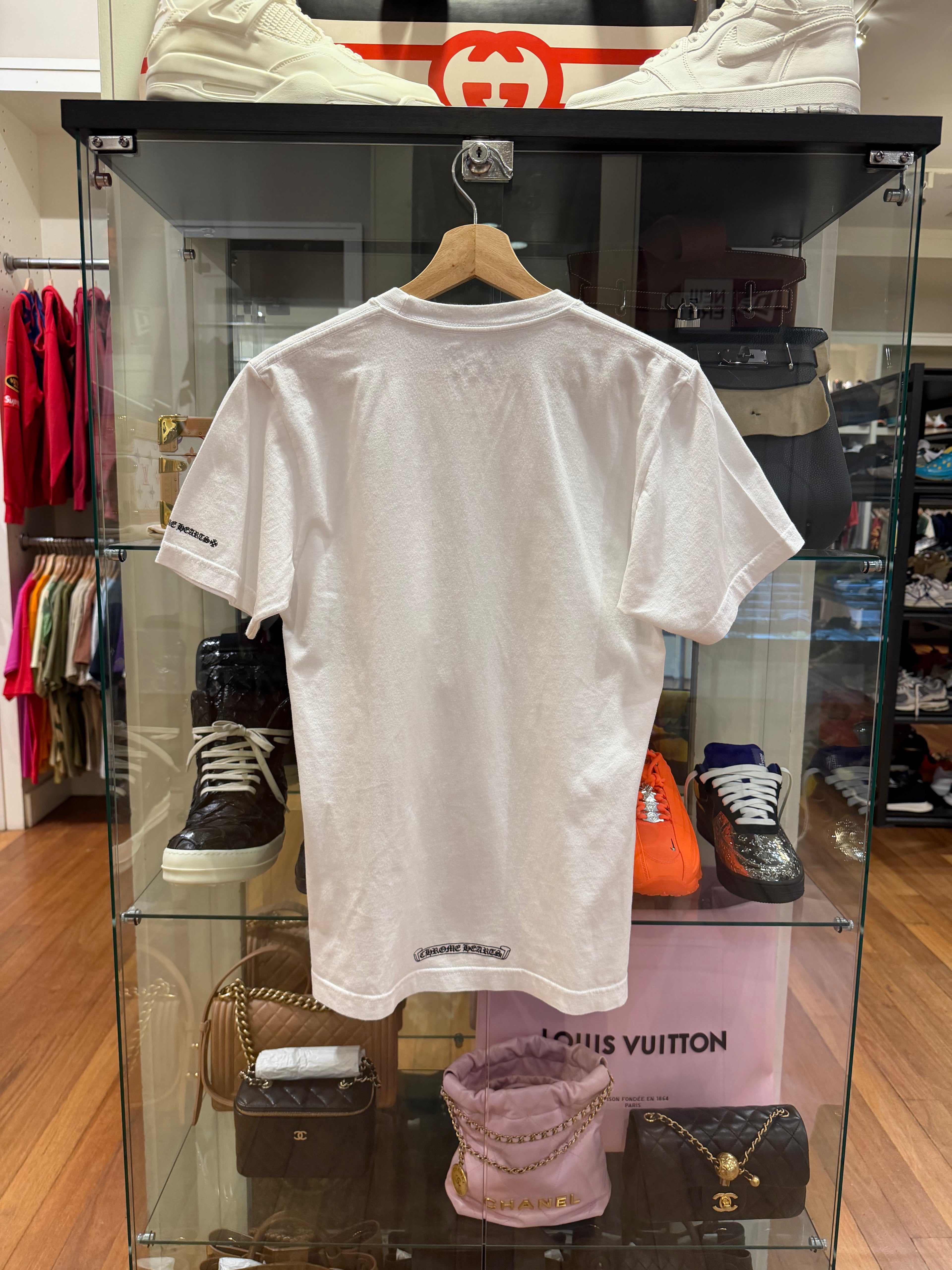 Chrome Hearts Neck Logo Tee
- White