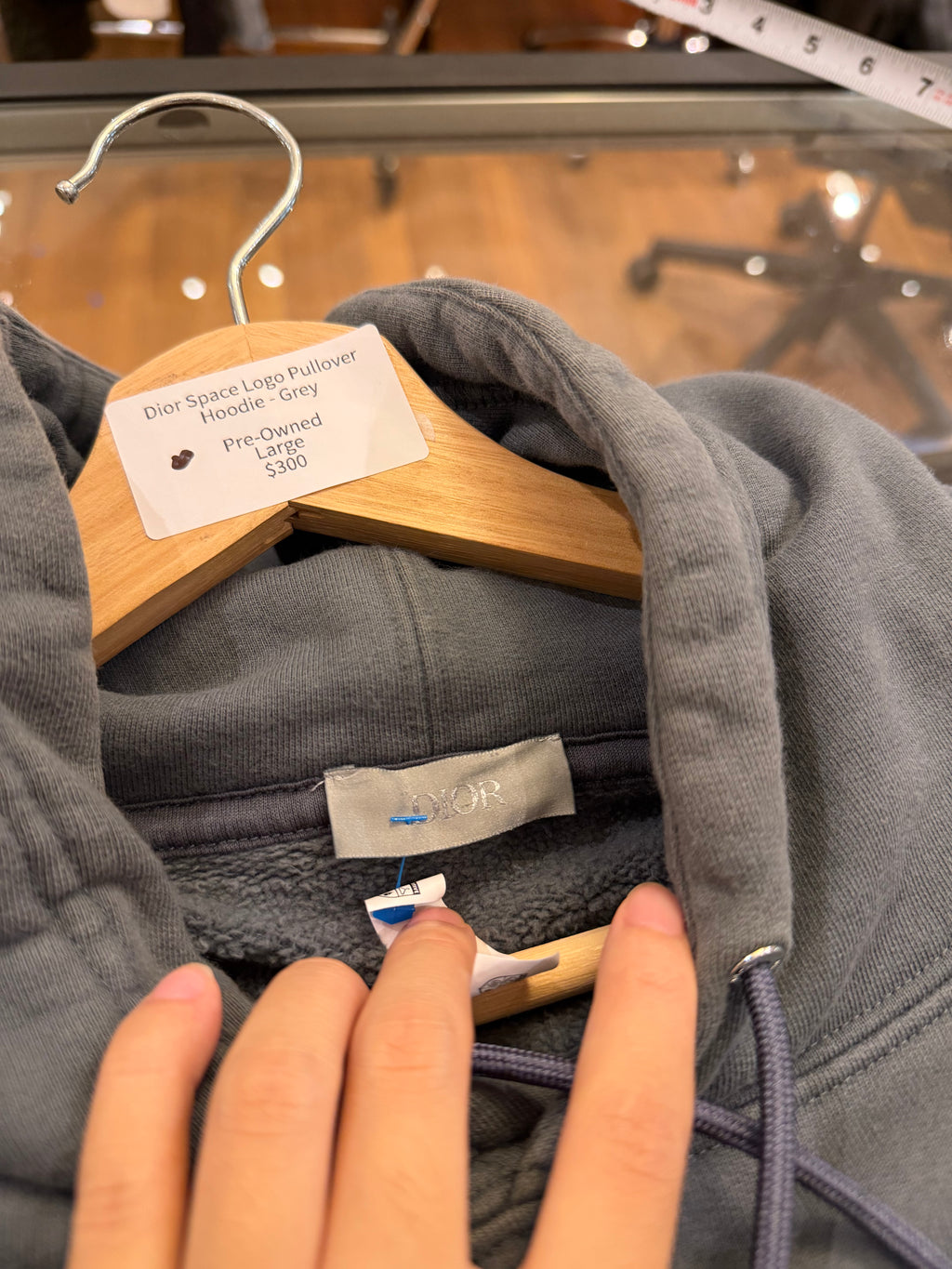 Dior Space Logo Pullover
Hoodie - Grey