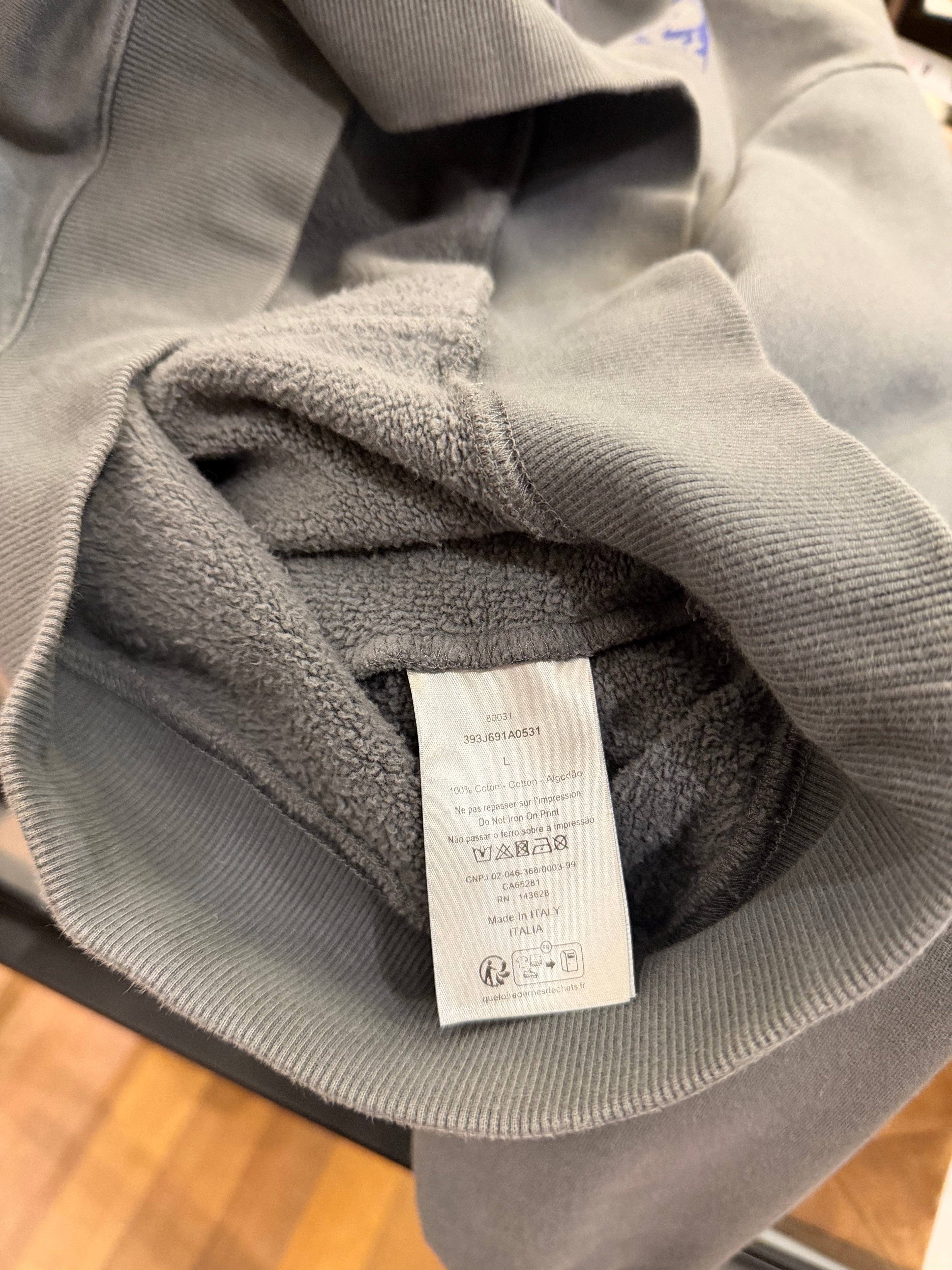 Dior Space Logo Pullover
Hoodie - Grey