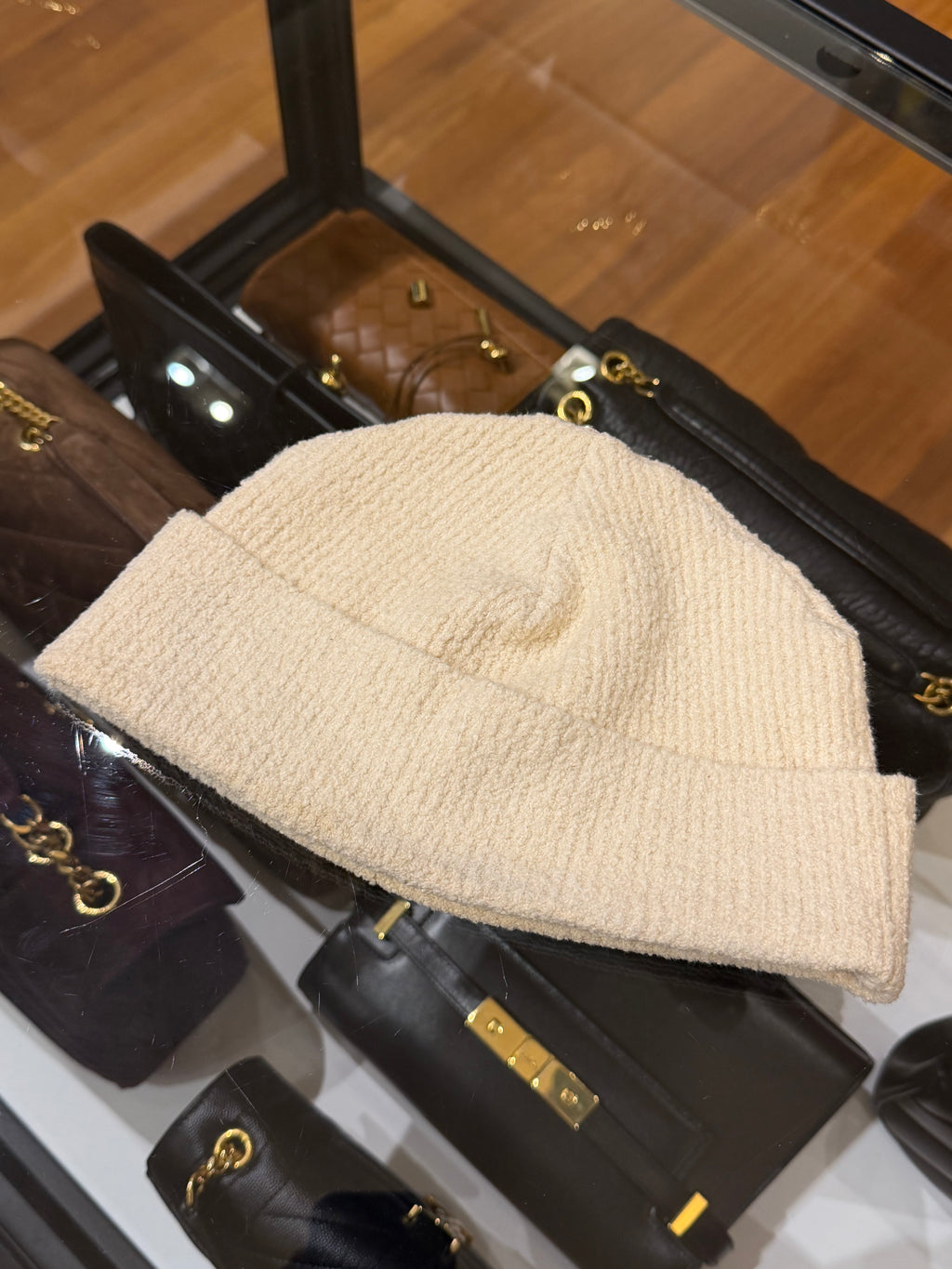 Chrome Hearts ‘Badda Bing’ Pony Hair Cross Patch Beanie