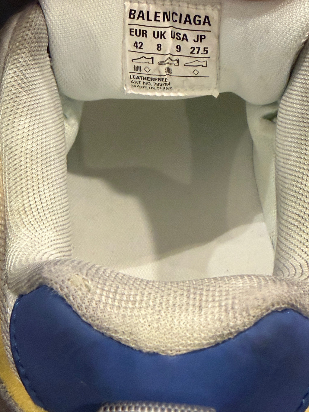 Balenciaga Cargo Sneakers Blue/Grey