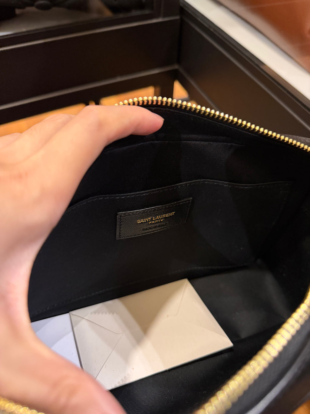 Saint Laurent LouLou Chevron Quilted Crossbody Bag