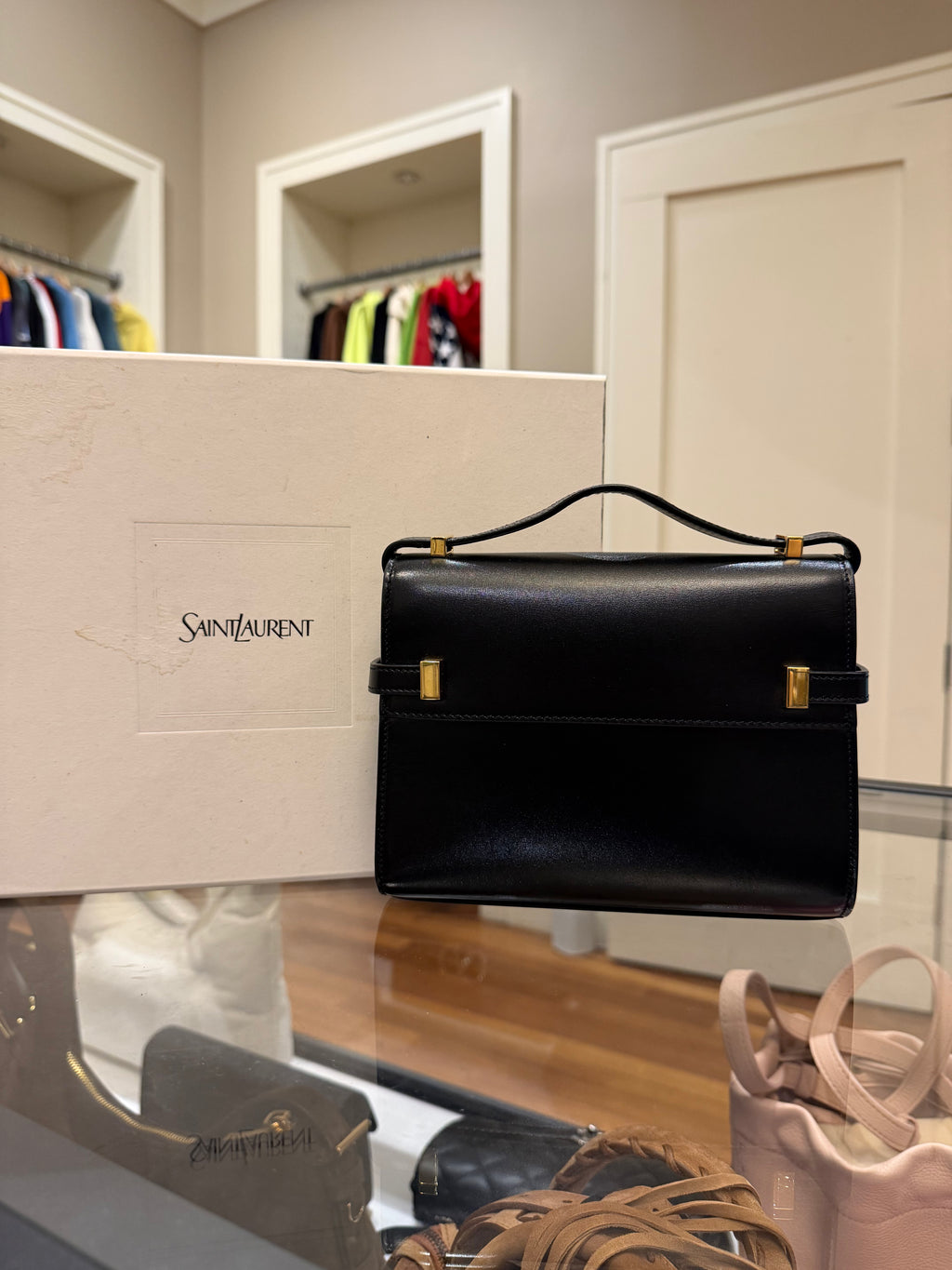 Saint Laurent Small Manhattan Shoulder Bag