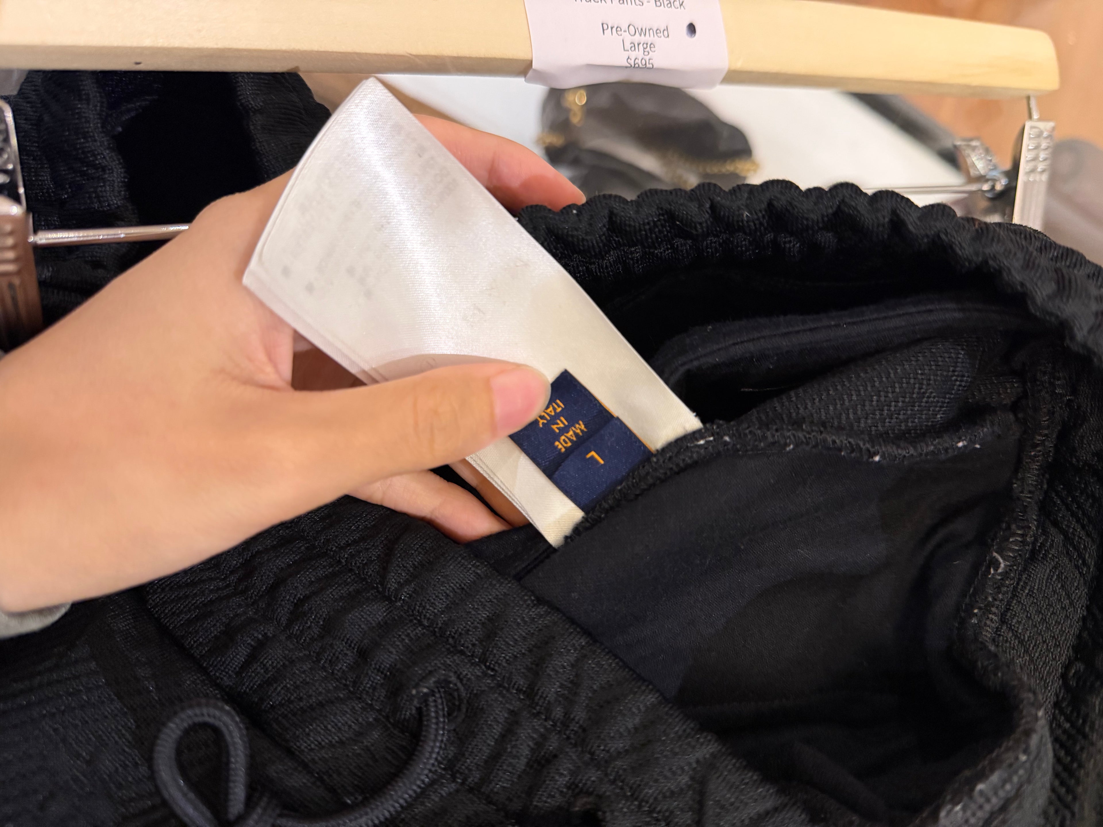 Louis Vuitton Monogram
Track Pants - Black